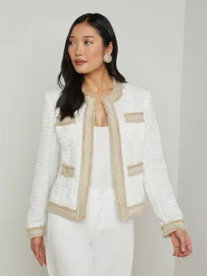 Agnes Tweed Denim Jacket