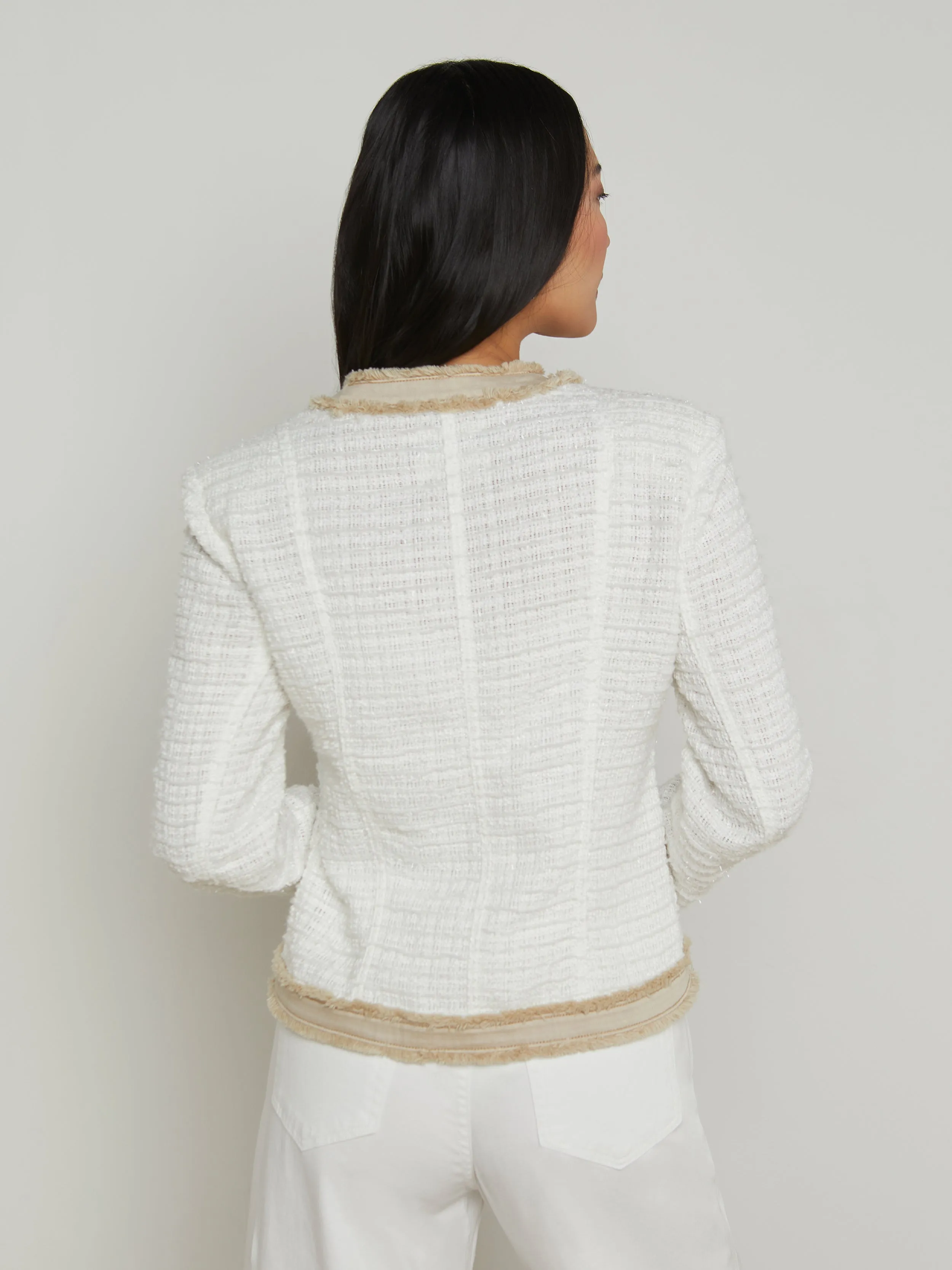 Agnes Tweed Denim Jacket