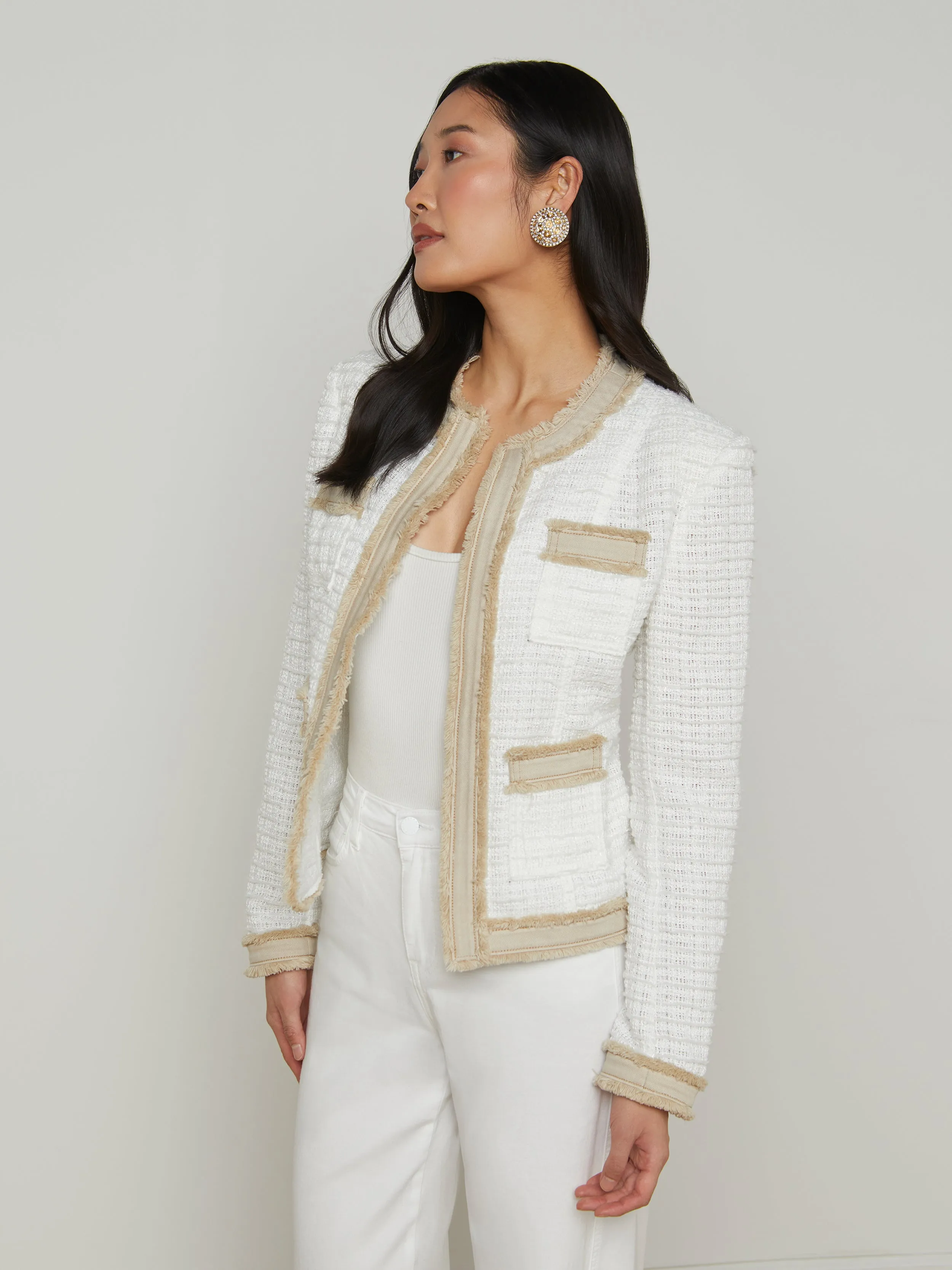 Agnes Tweed Denim Jacket