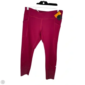 Athletic Leggings By Lululemon In Pink, Size: 10