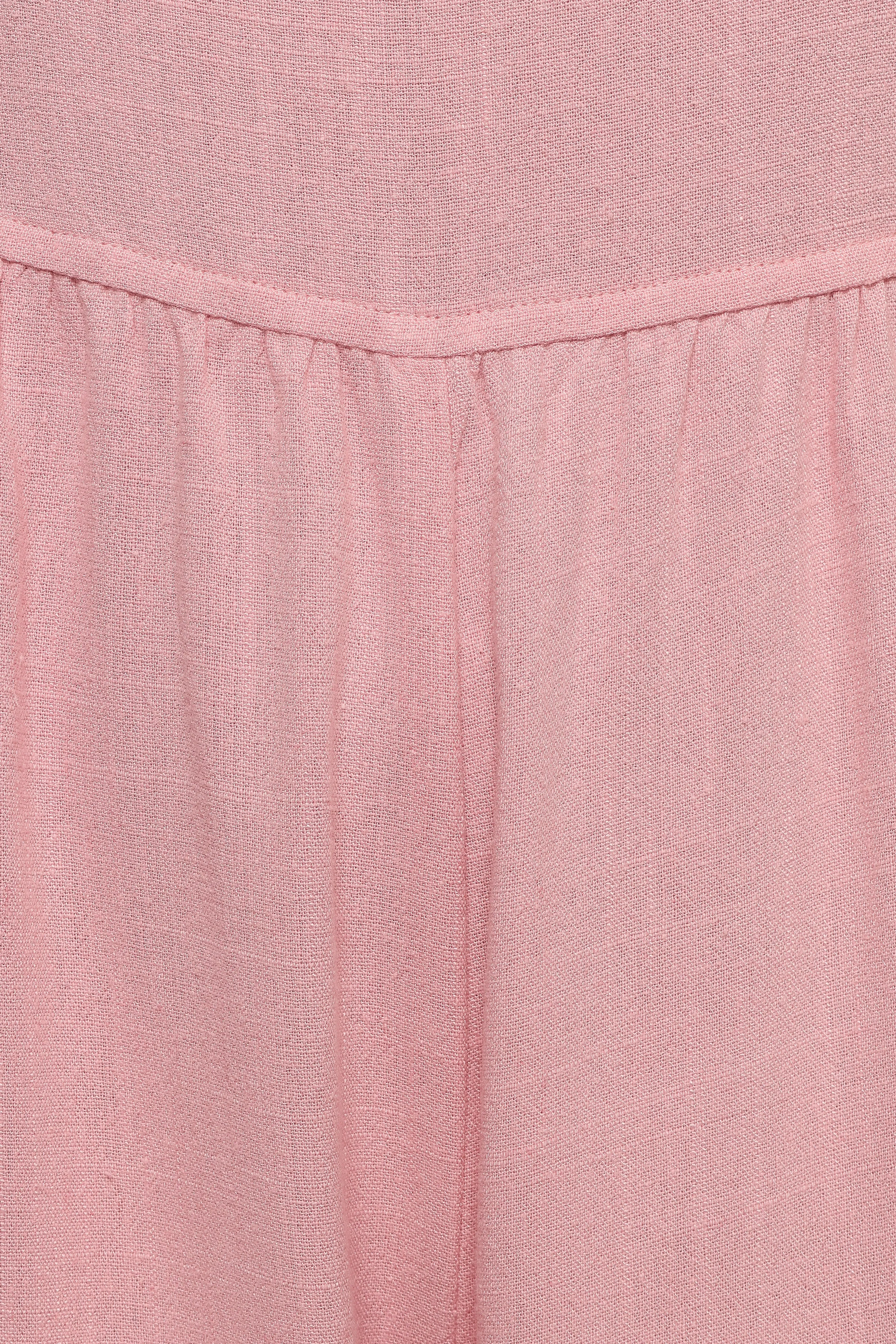 Ayla Linen Jumpsuit - Pale Pink