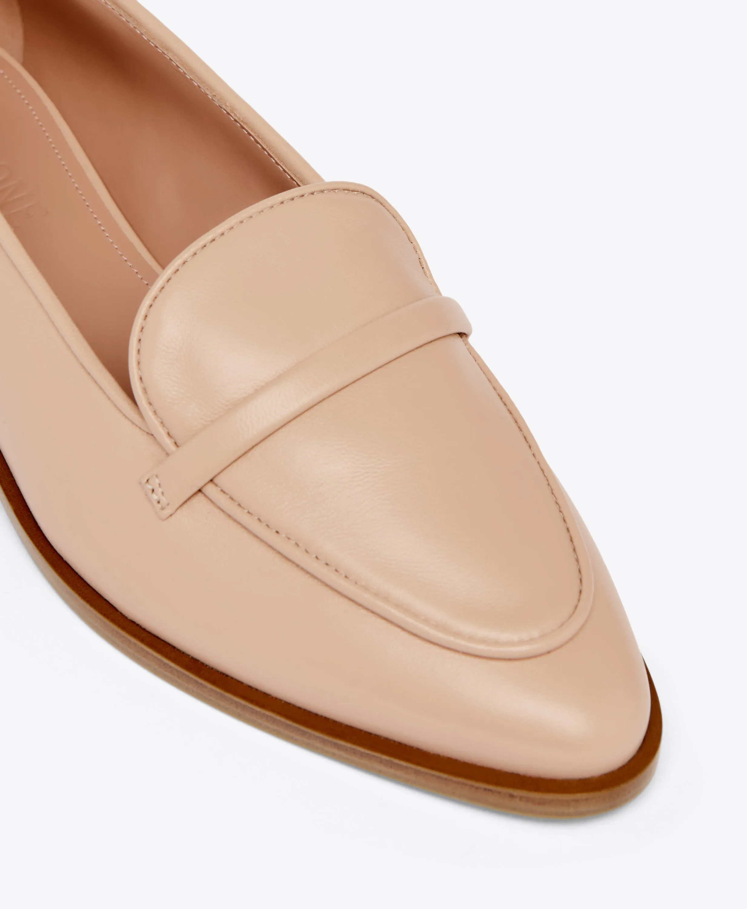 Barry Buff Leather Loafers