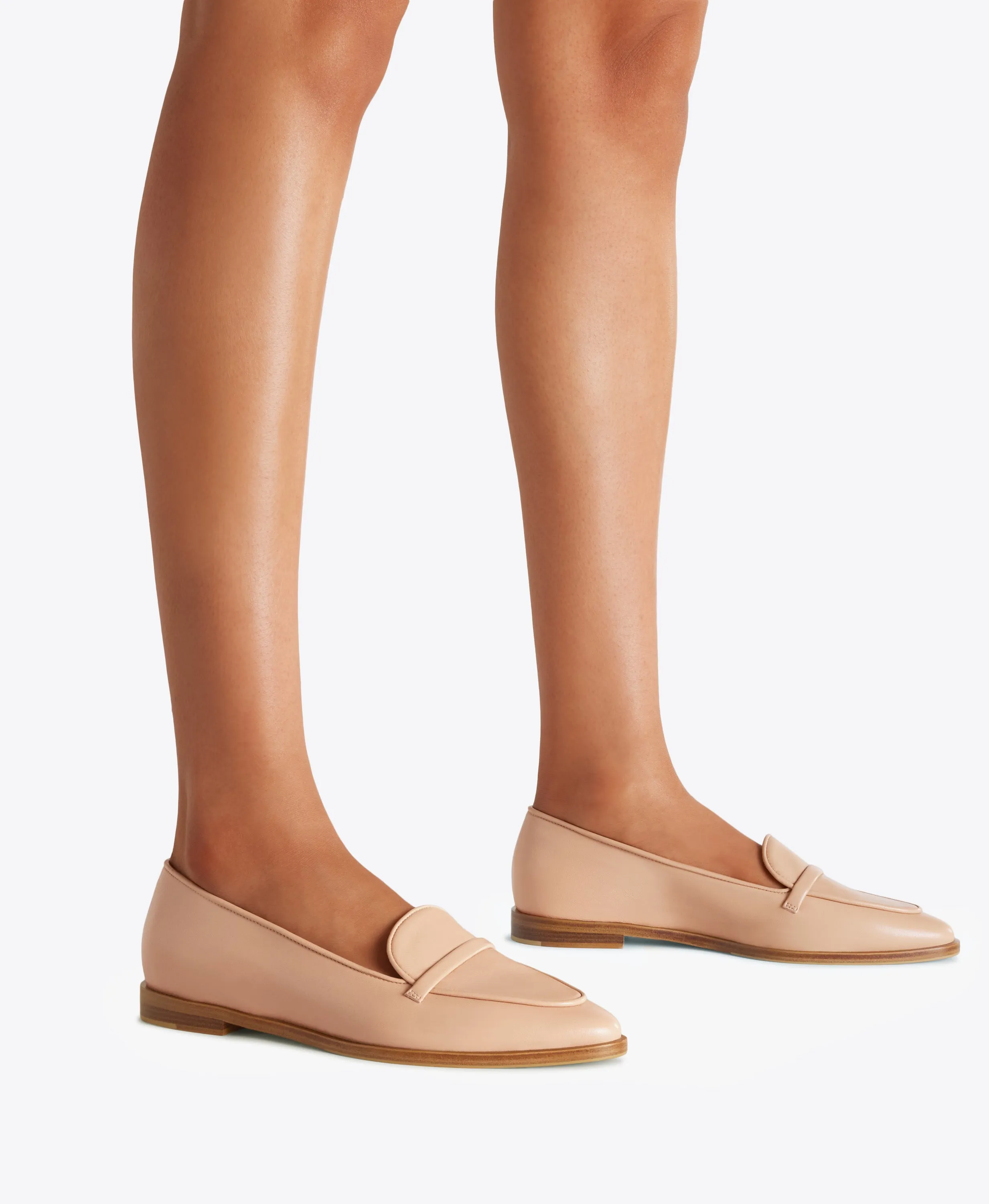 Barry Buff Leather Loafers