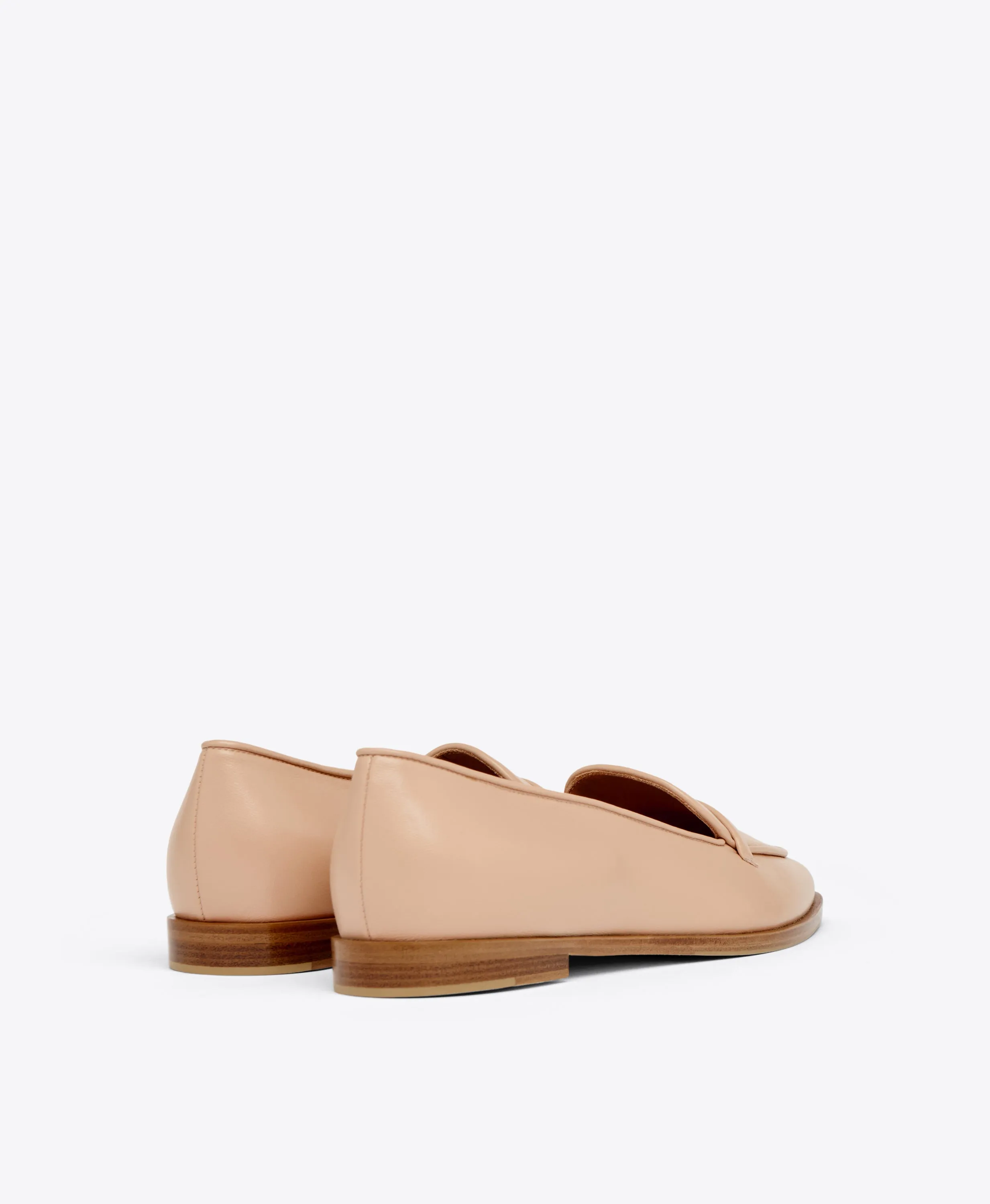 Barry Buff Leather Loafers