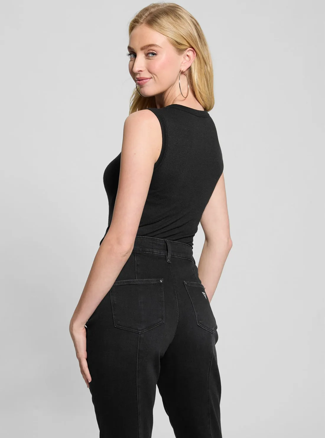 Black Anita Triangle Top