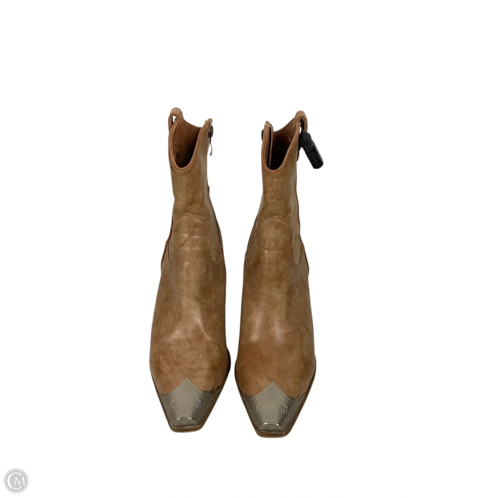 Boots Western By Clothes Mentor In Tan, Size: 10
