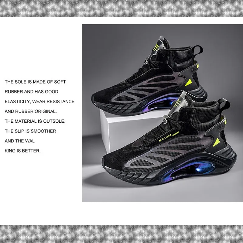 C4B-21012 Laser Luminous Trendy Casual Sports Shoes