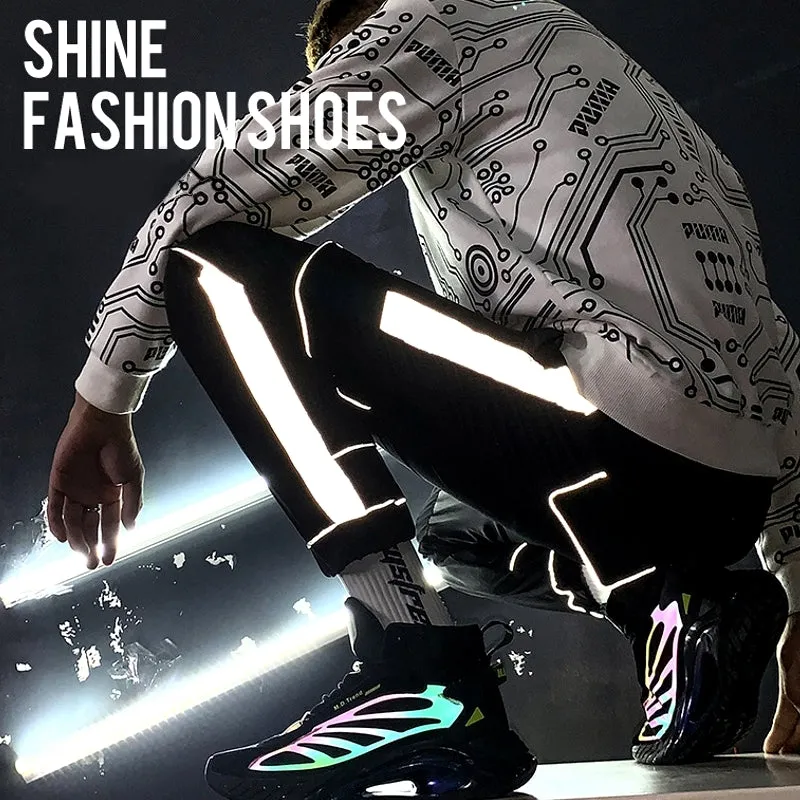C4B-21012 Laser Luminous Trendy Casual Sports Shoes