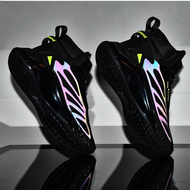 C4B-21012 Laser Luminous Trendy Casual Sports Shoes