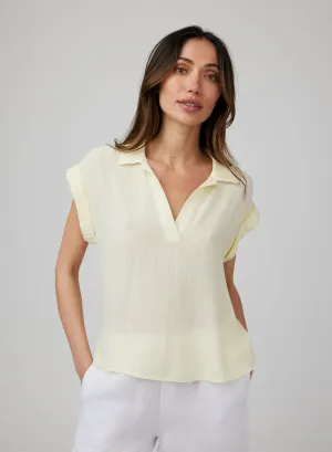 Cap Sleeve Pullover - Island Glow
