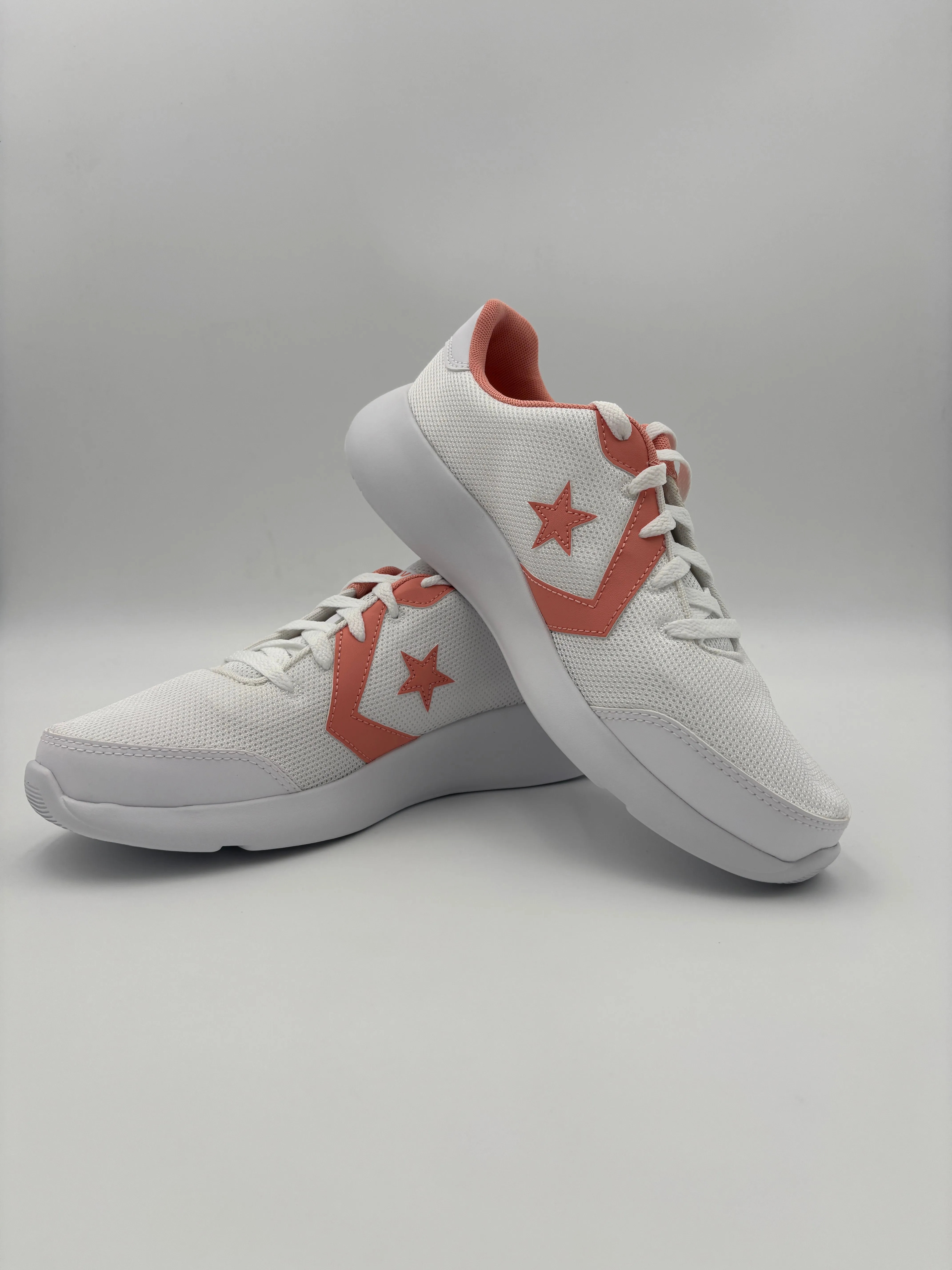 CONVERSE WOMEN'S ALL-STAR RUN WHITE/PINK RUNNING SHOES