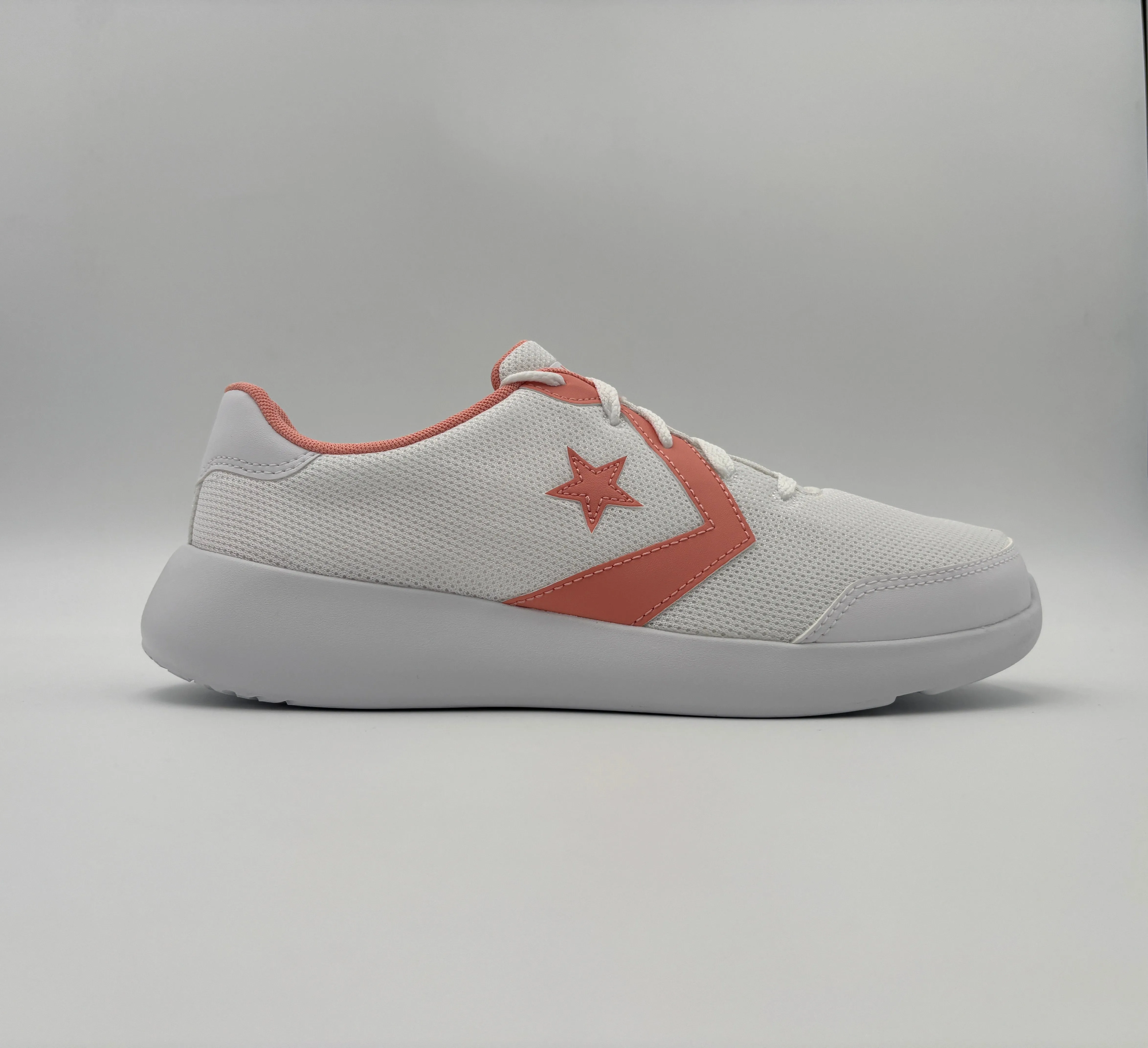 CONVERSE WOMEN'S ALL-STAR RUN WHITE/PINK RUNNING SHOES