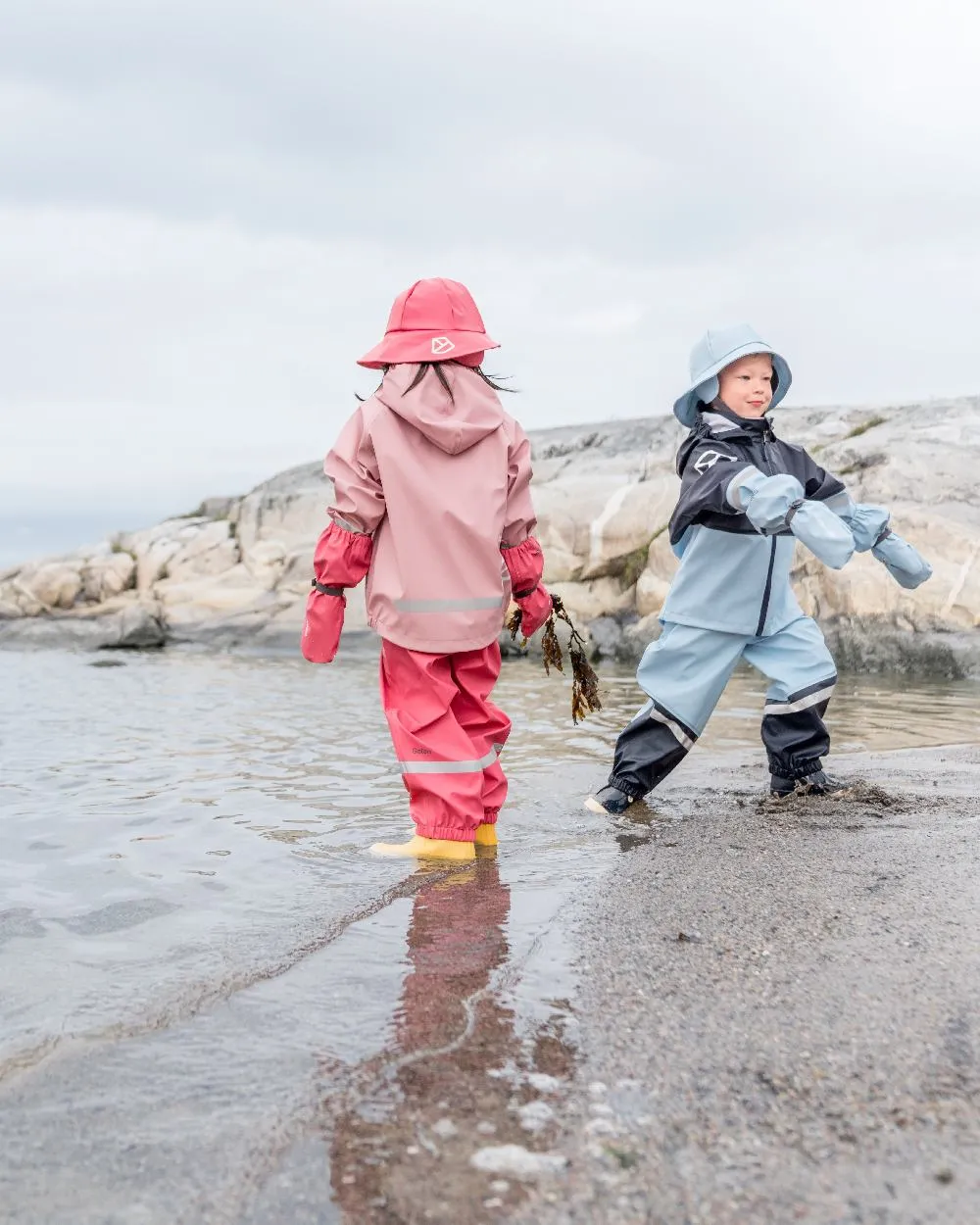 Didriksons Childrens Slaskeman Rain Set