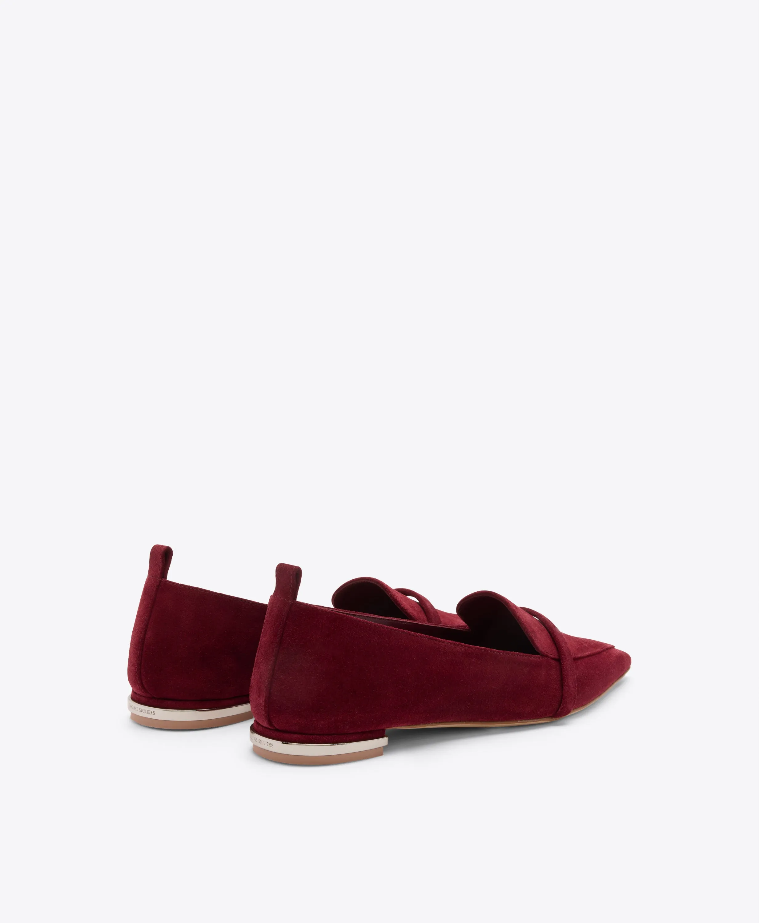 Dora Red Suede Loafers