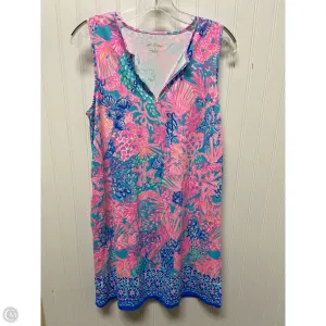 Dress Designer By Lilly Pulitzer In Blue & Pink, Size: S