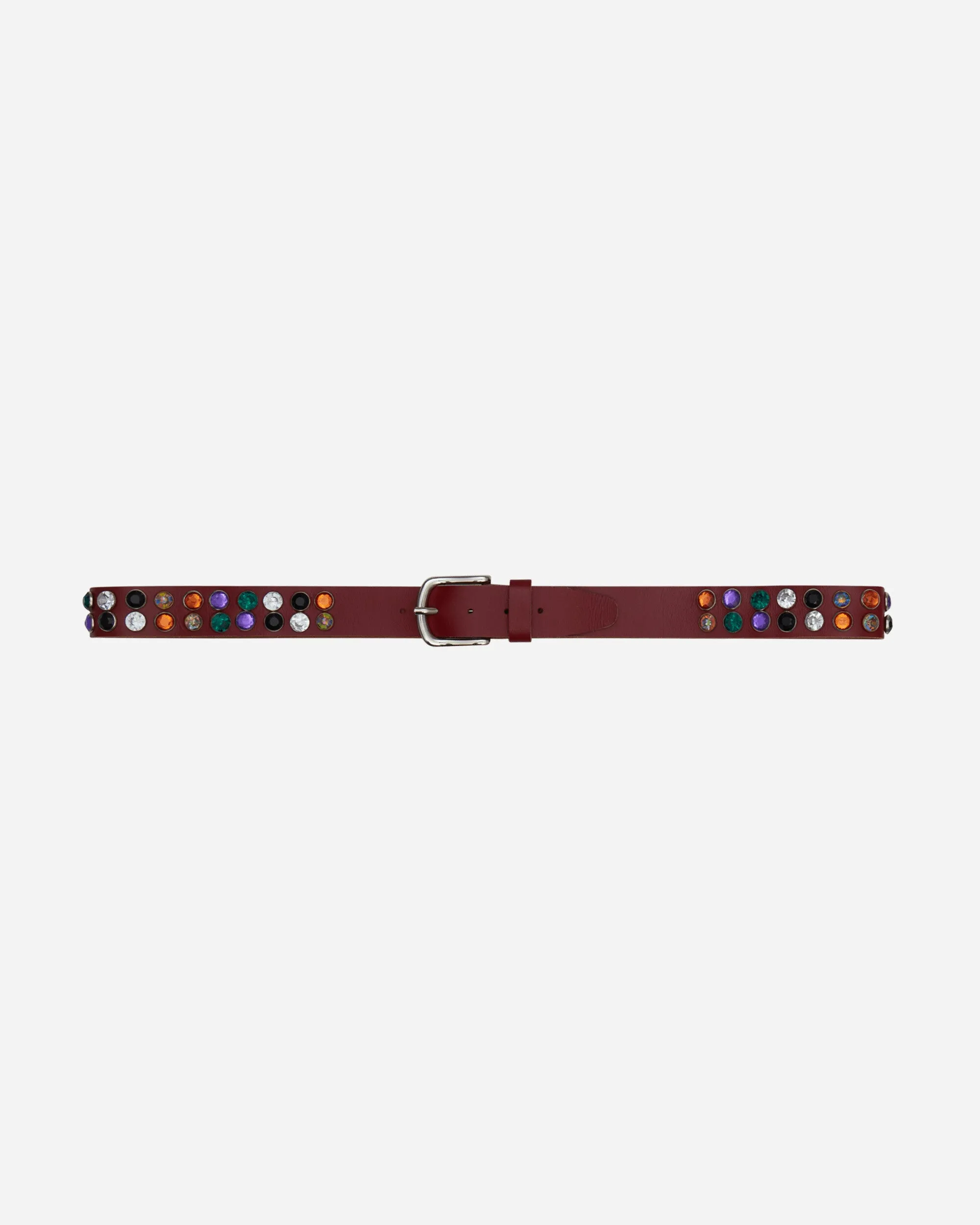 Gem Stud Belt Red