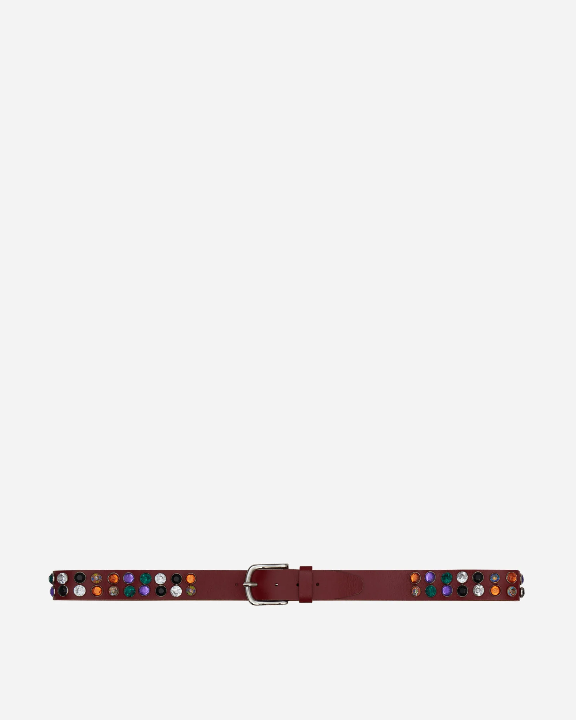 Gem Stud Belt Red