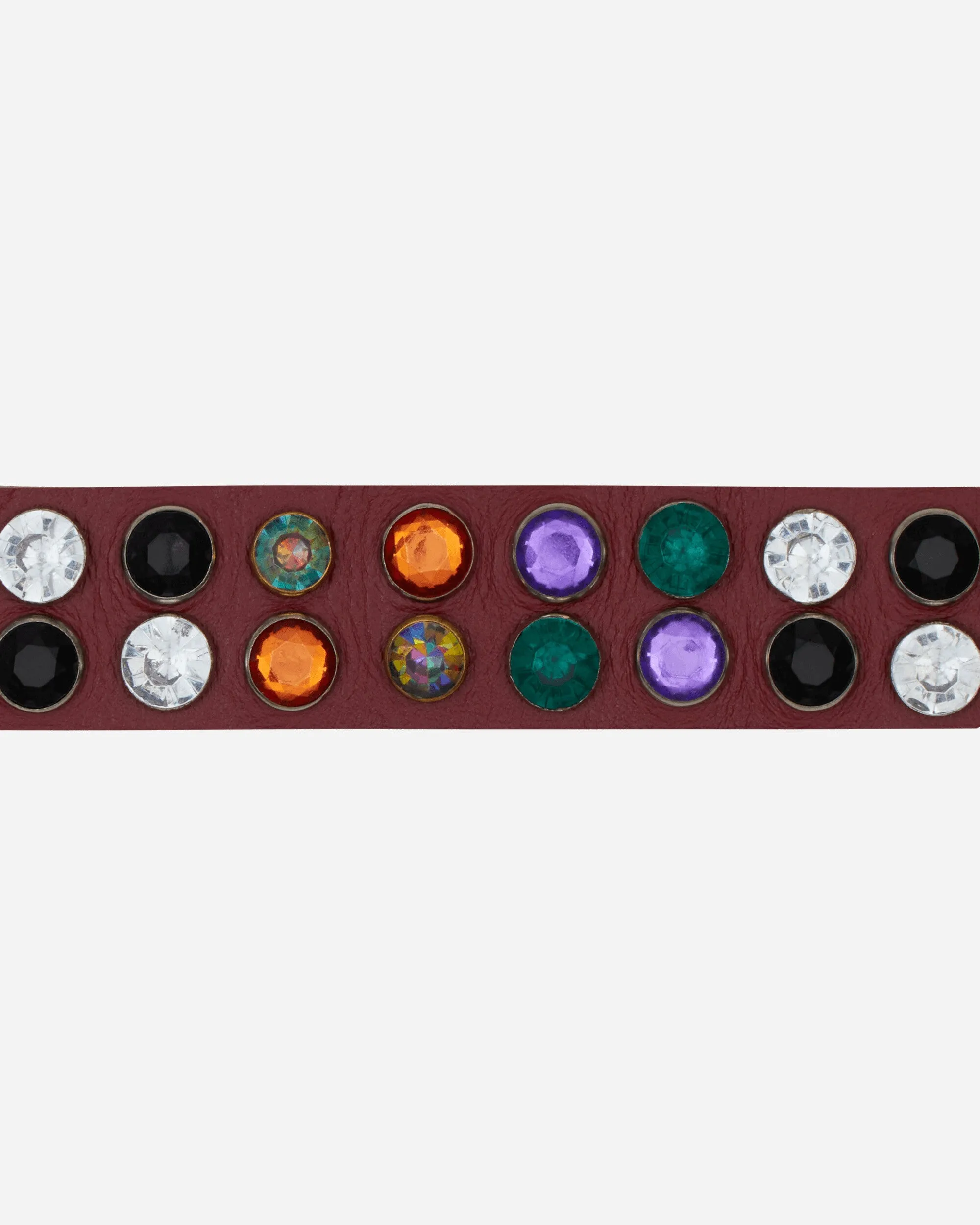 Gem Stud Belt Red