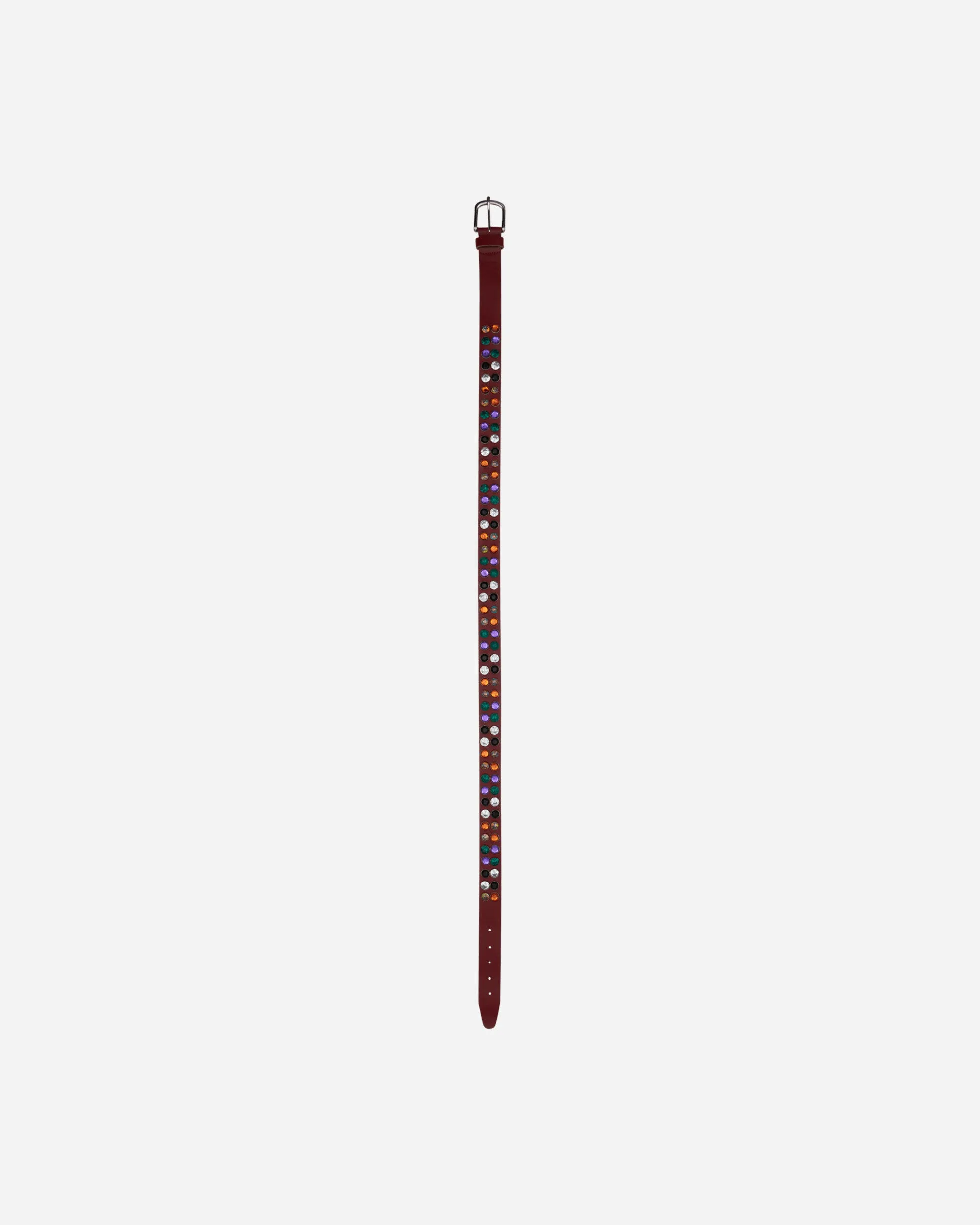 Gem Stud Belt Red