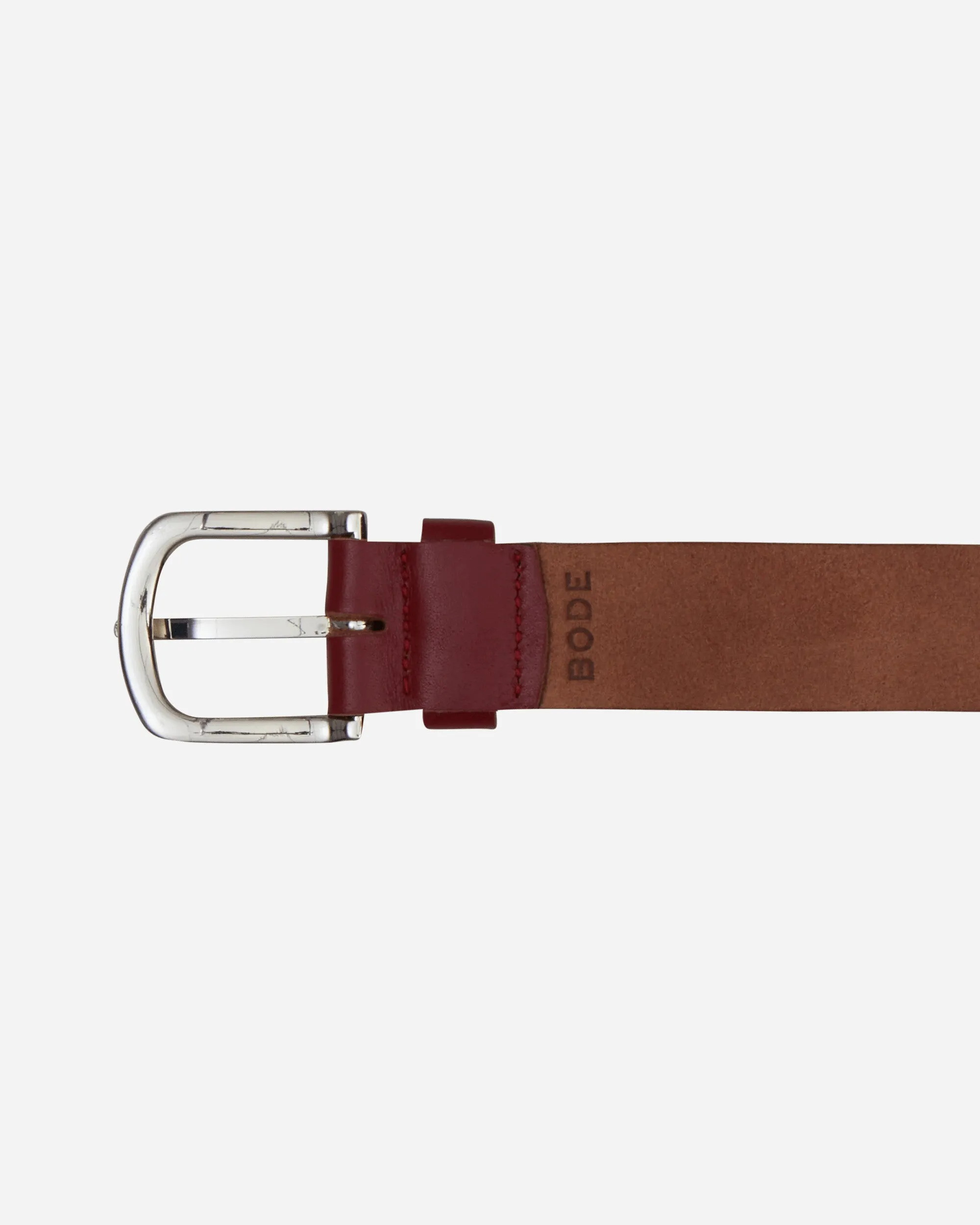 Gem Stud Belt Red