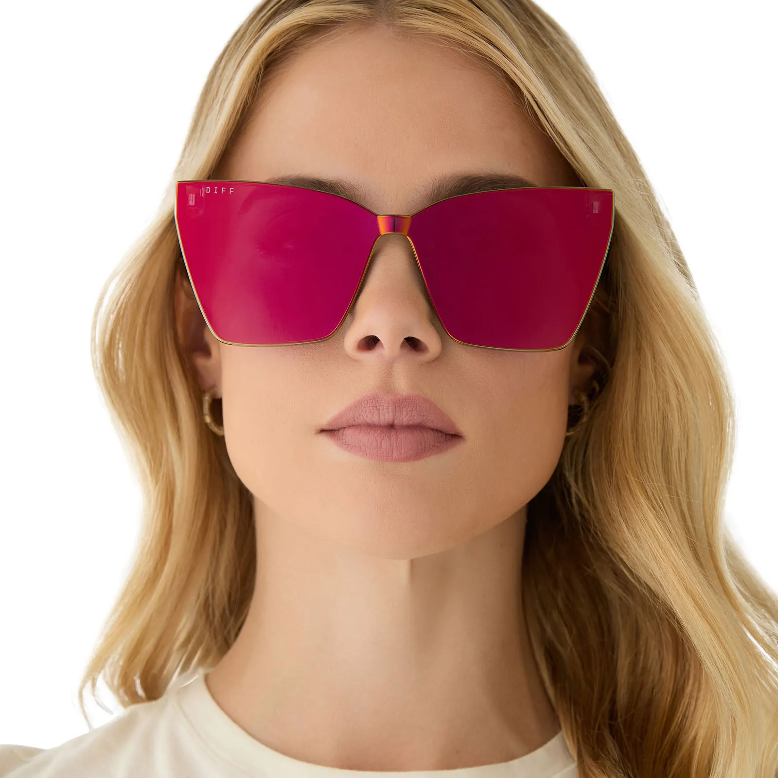 GOLDIE - ANIMAL   RED HOT SUMMER MIRROR SUNGLASSES