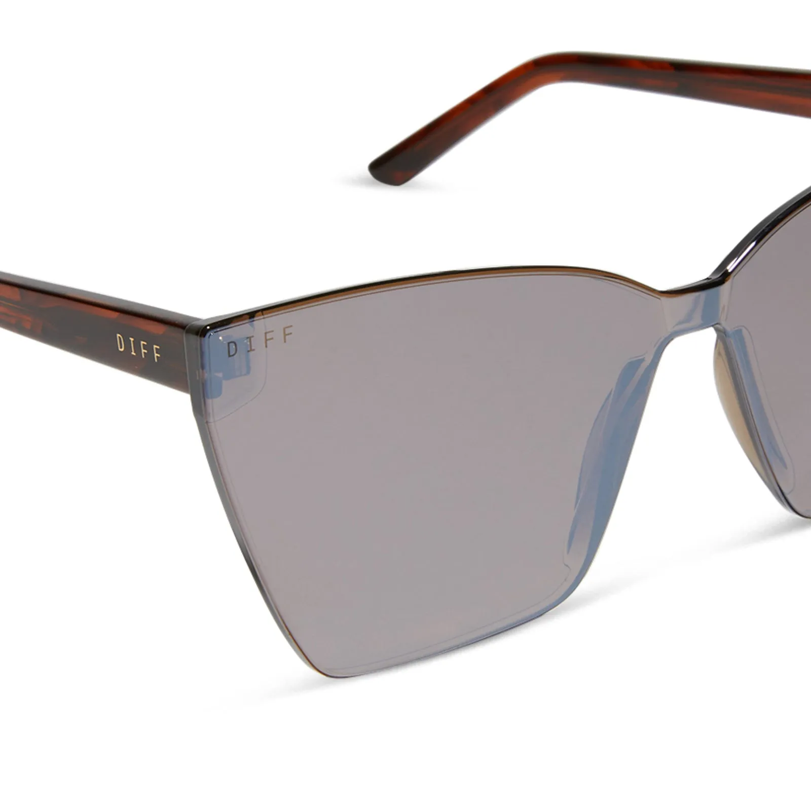 GOLDIE - SEQUOIA TORTOISE   BROWN GOLD FLASH SUNGLASSES