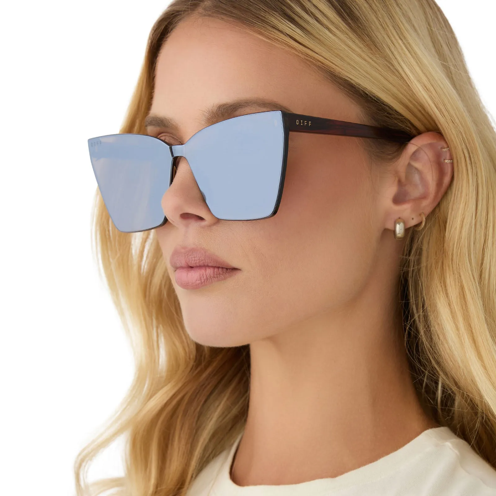 GOLDIE - SEQUOIA TORTOISE   BROWN GOLD FLASH SUNGLASSES