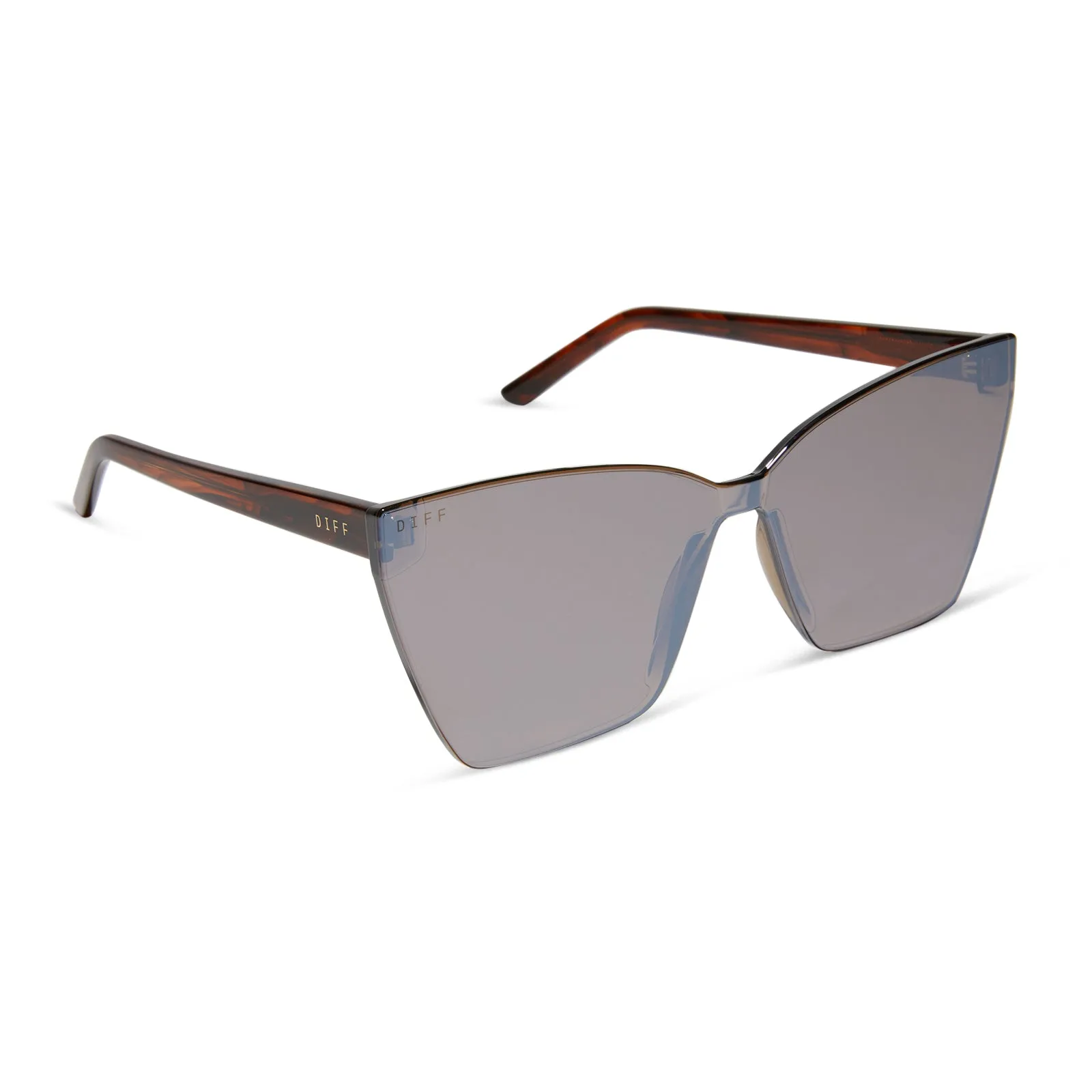 GOLDIE - SEQUOIA TORTOISE   BROWN GOLD FLASH SUNGLASSES