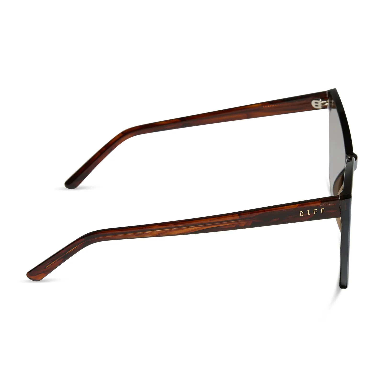 GOLDIE - SEQUOIA TORTOISE   BROWN GOLD FLASH SUNGLASSES