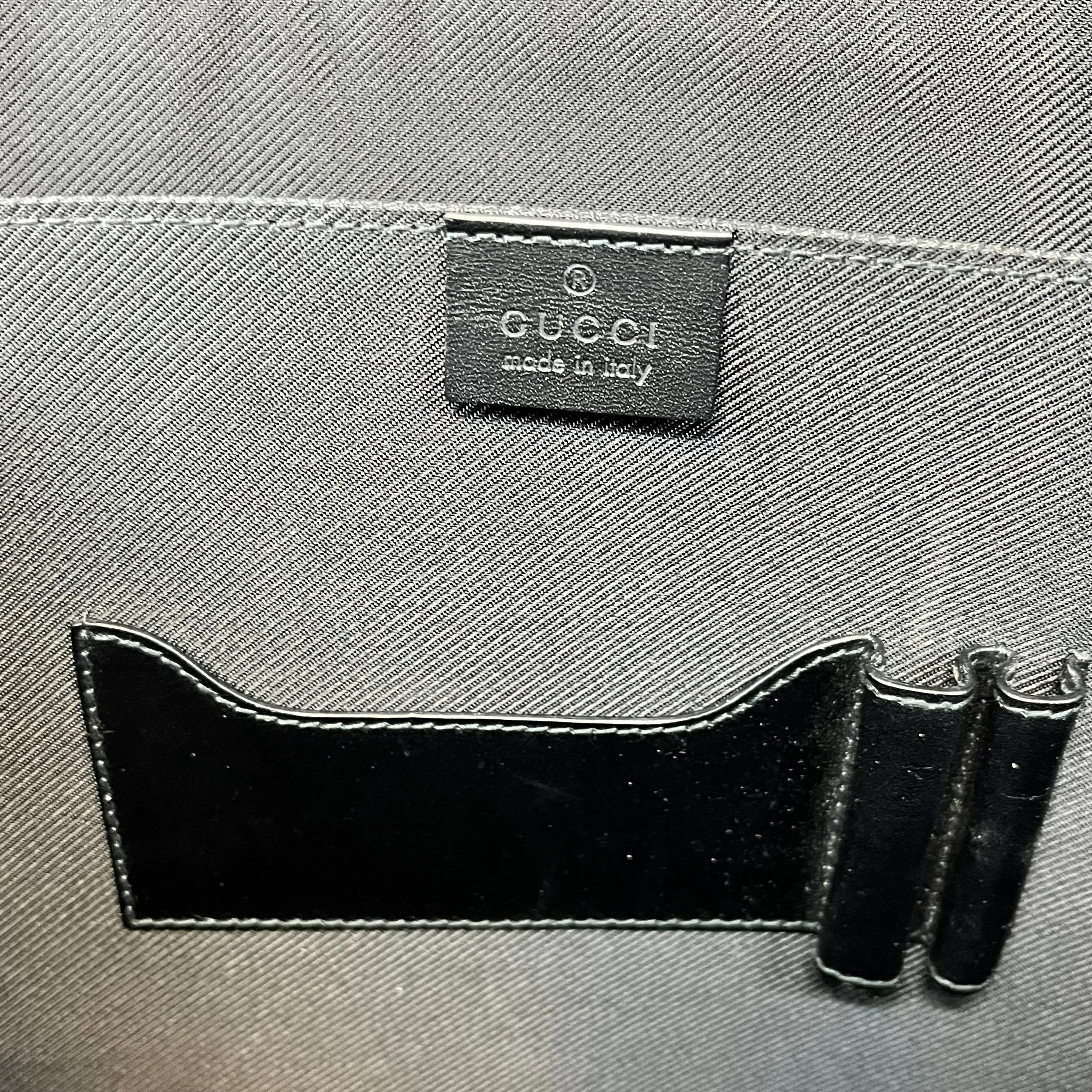 GUCCI Black GG Canvas Portfolio