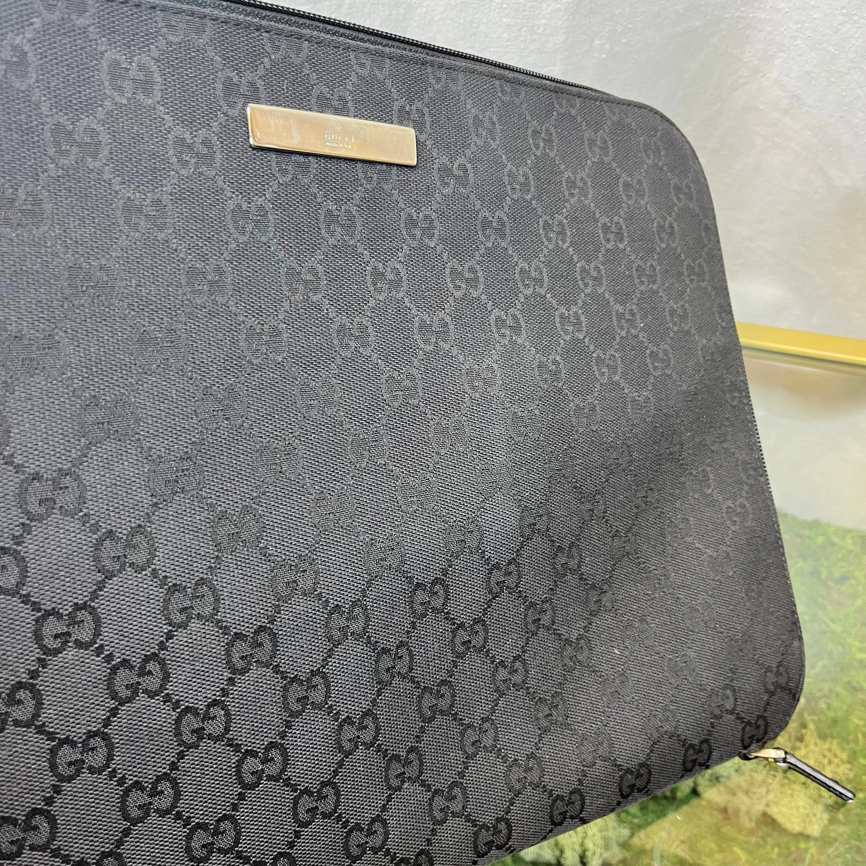 GUCCI Black GG Canvas Portfolio