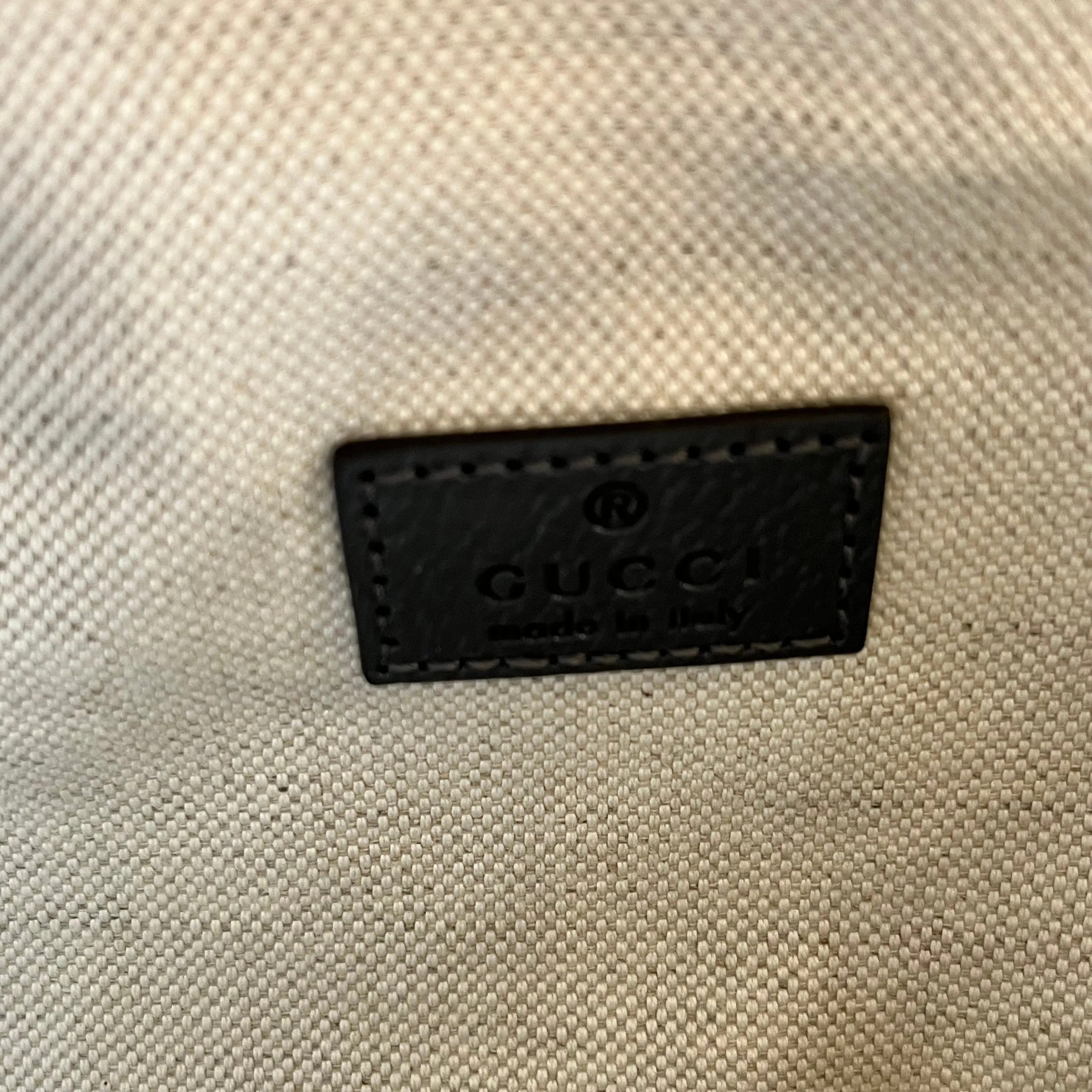 GUCCI Ophidia Medium GG Supreme Canvas Belt Bag