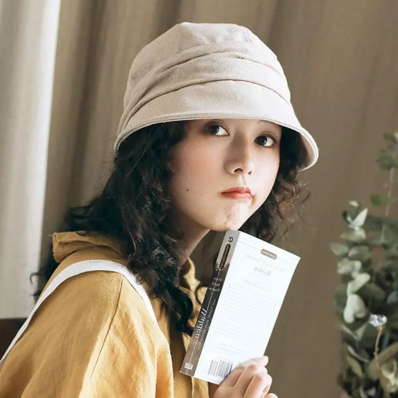 Hat female spring and summer Korean style art casual duck tongue beret