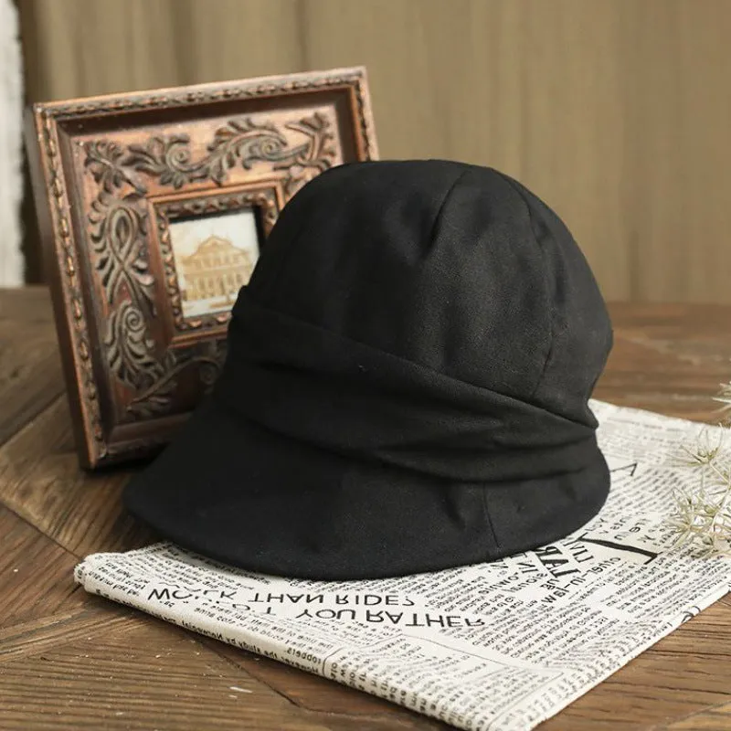 Hat female spring and summer Korean style art casual duck tongue beret