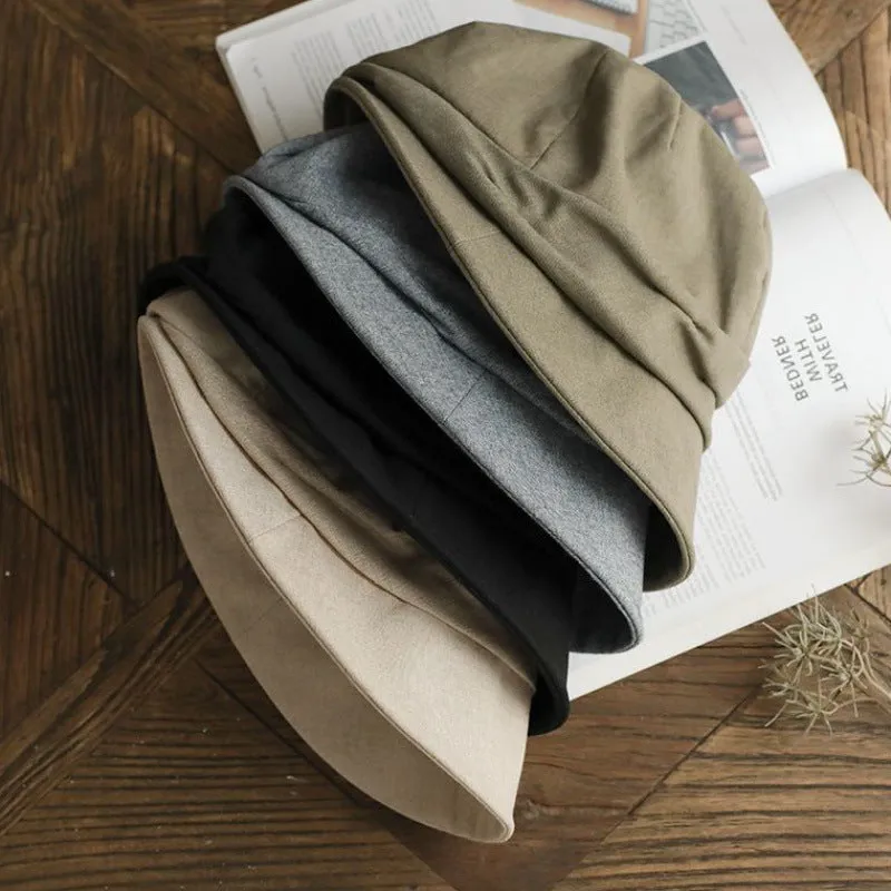 Hat female spring and summer Korean style art casual duck tongue beret