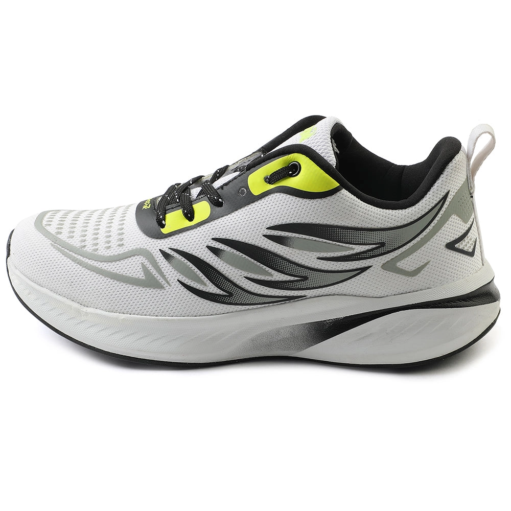 Leap7x White Sports Lacing Running Shoes For Men CASIO By Liberty