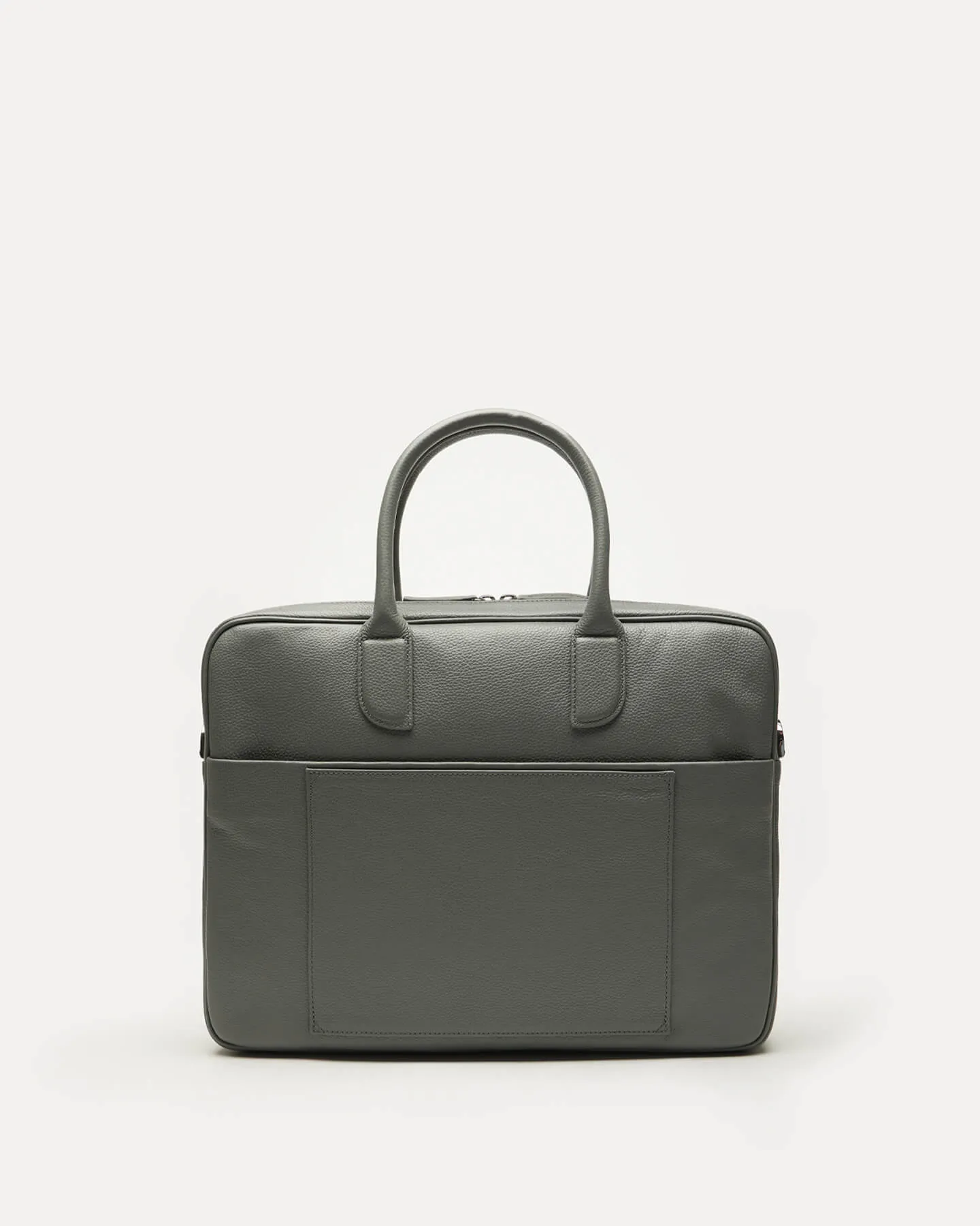 Lesage Pebble-Grained Leather Computer Bag