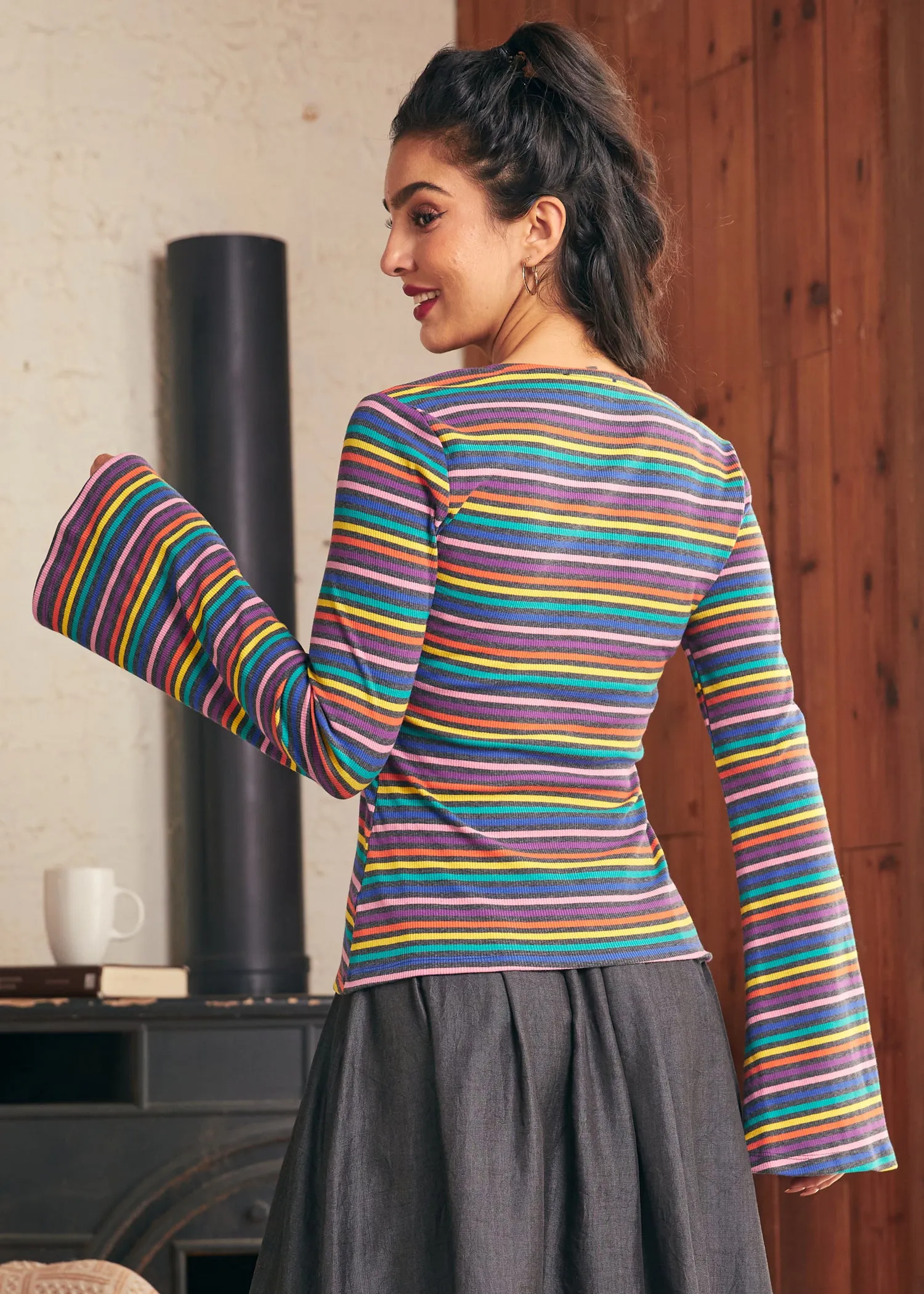 Lost in Love Bell Sleeve Top