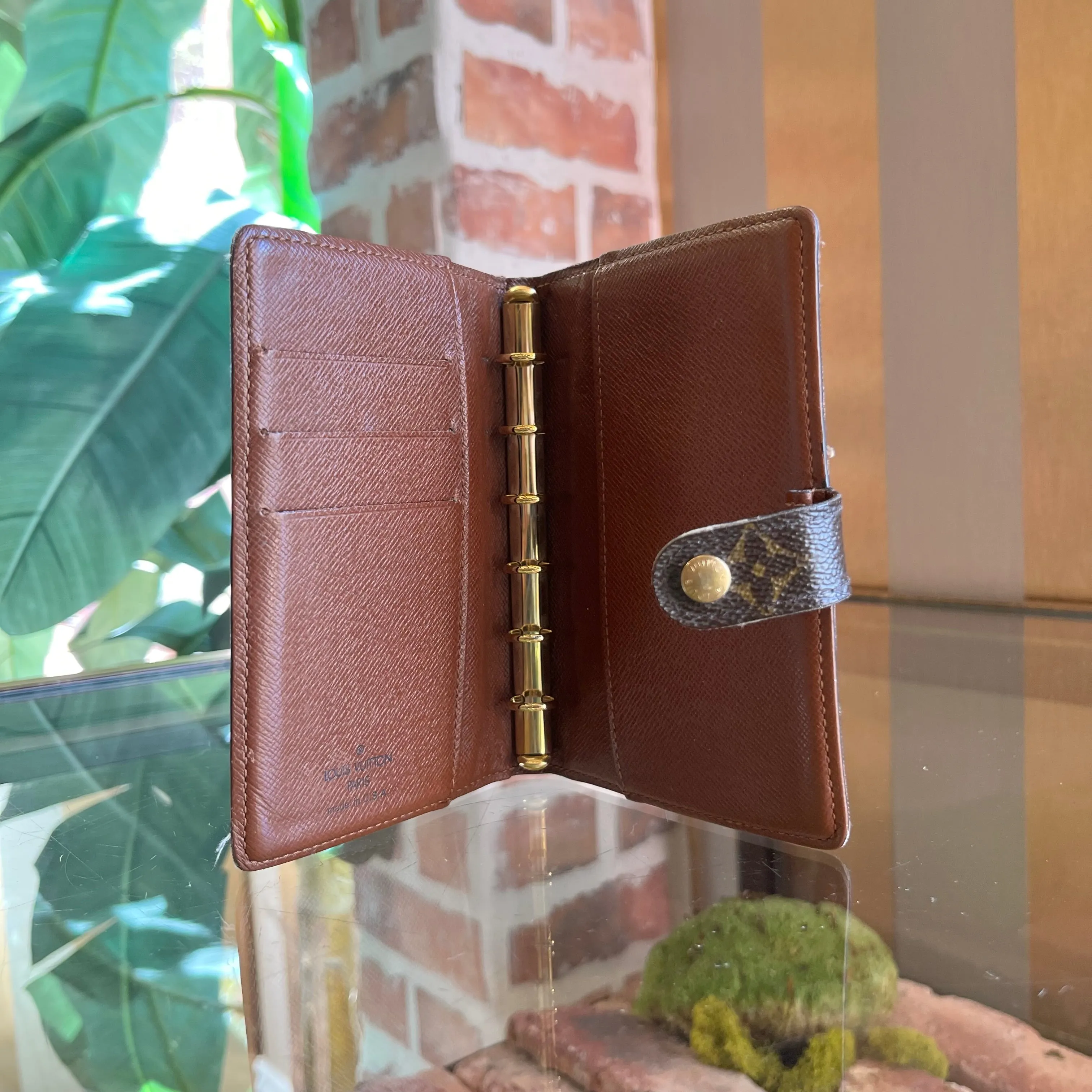 LOUIS VUITTON Agenda Cover Monogram Canvas Planner