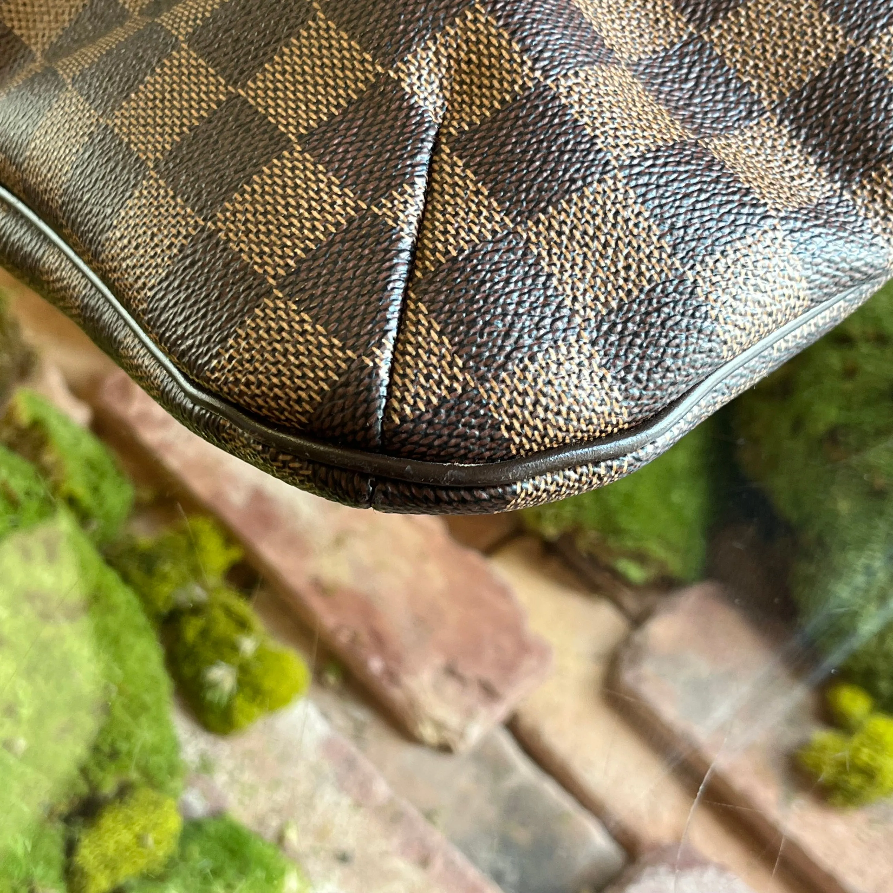 LOUIS VUITTON Bloomsbury PM Damier Ebene Canvas Crossbody Bag TS4019