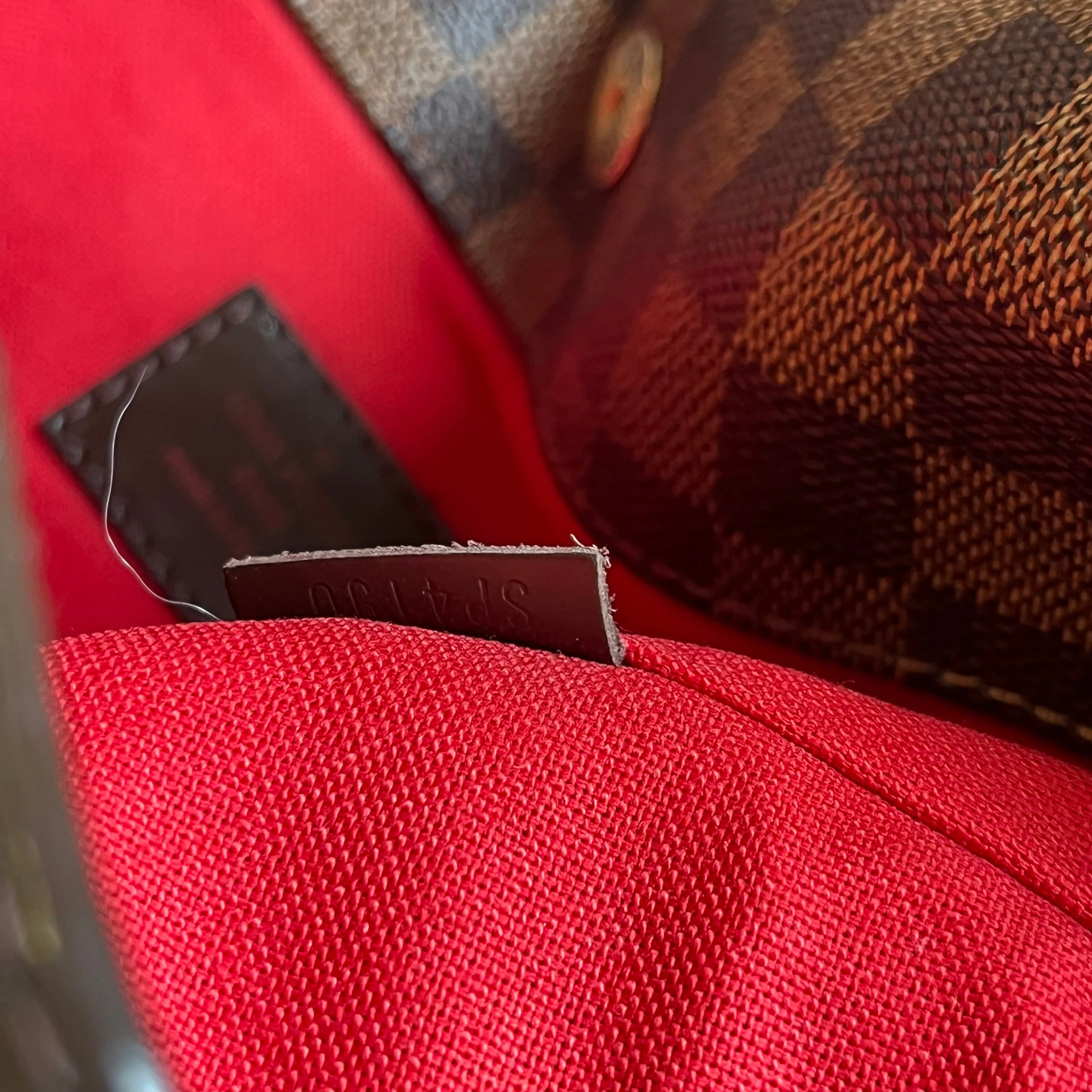 LOUIS VUITTON Bloomsbury PM Damier Ebene Canvas Crossbody Bag TS4019