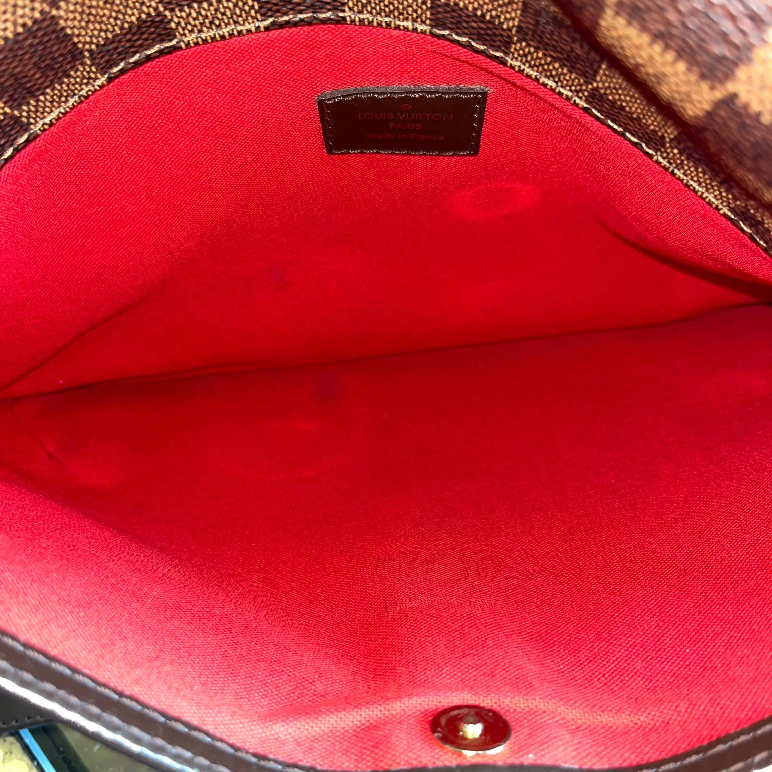 LOUIS VUITTON Bloomsbury PM Damier Ebene Canvas Crossbody Bag TS4019