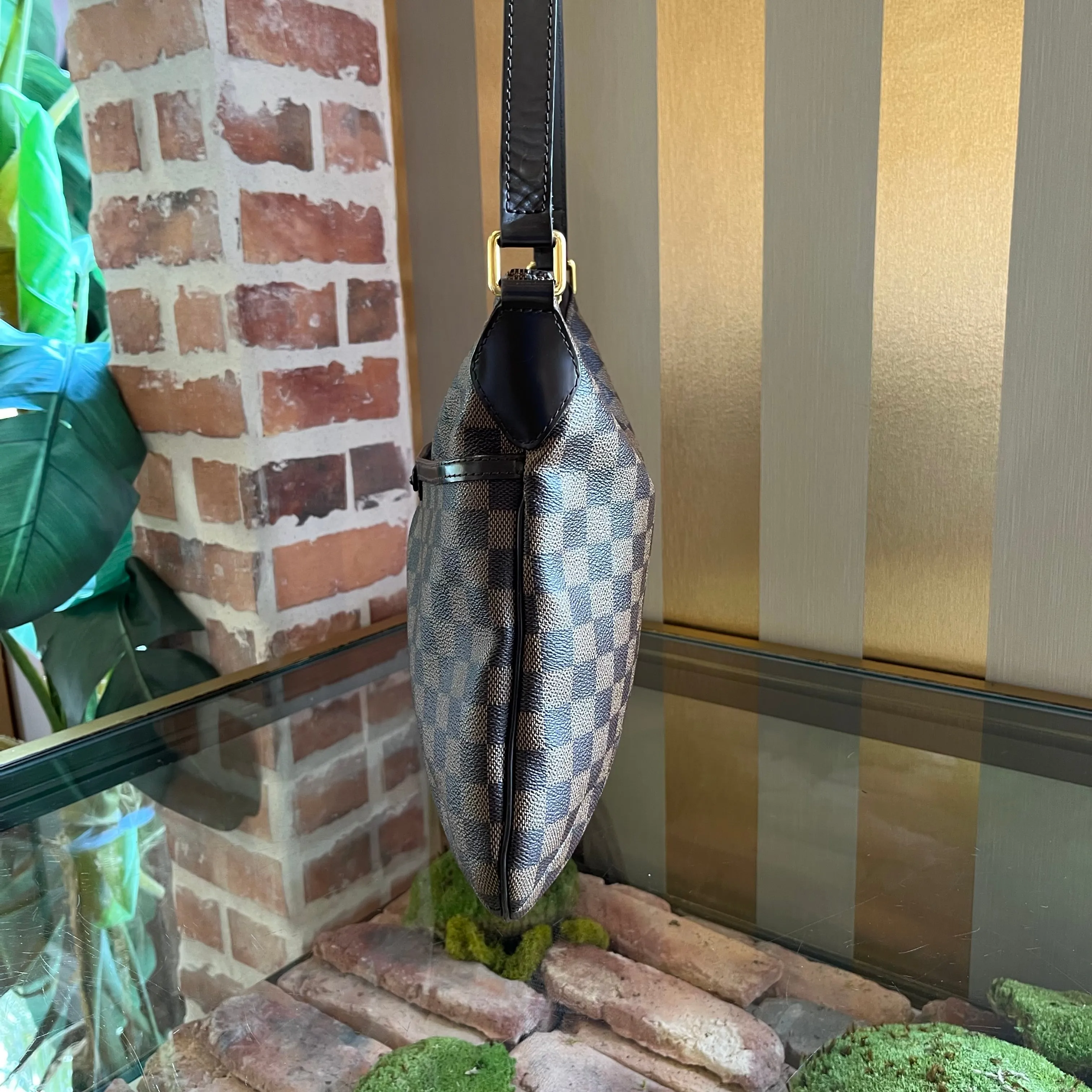 LOUIS VUITTON Bloomsbury PM Damier Ebene Canvas Crossbody Bag TS4019