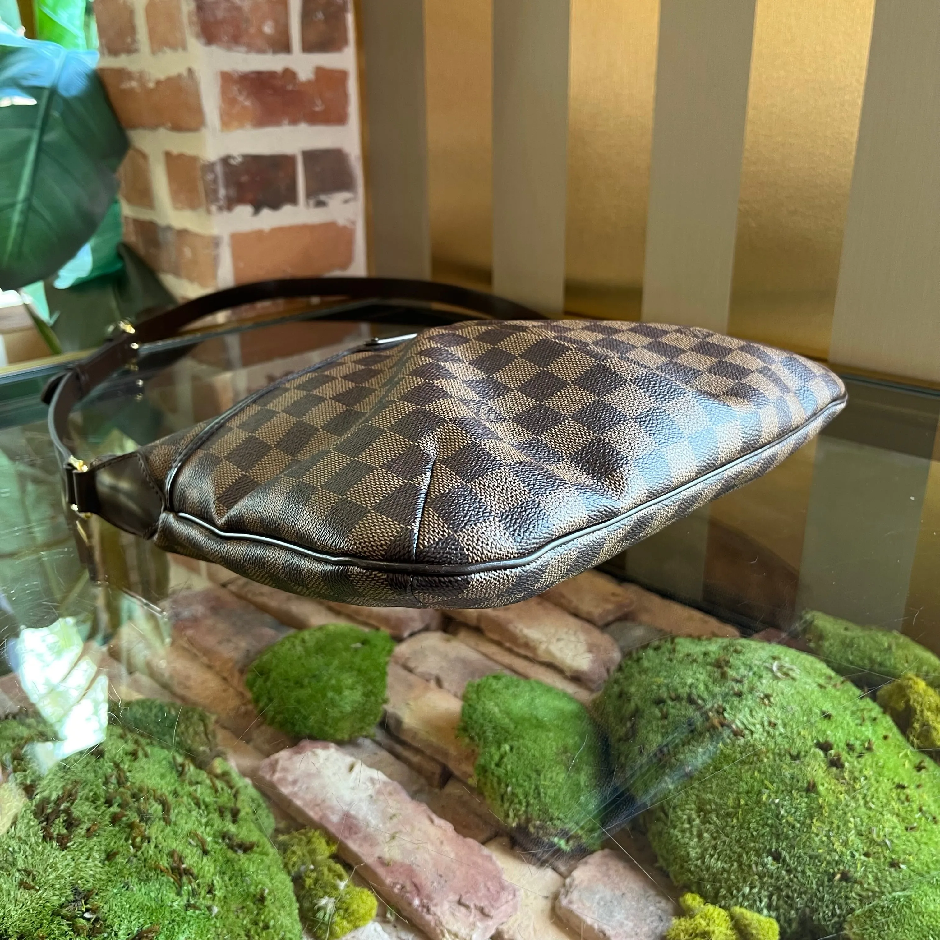 LOUIS VUITTON Bloomsbury PM Damier Ebene Canvas Crossbody Bag TS4019
