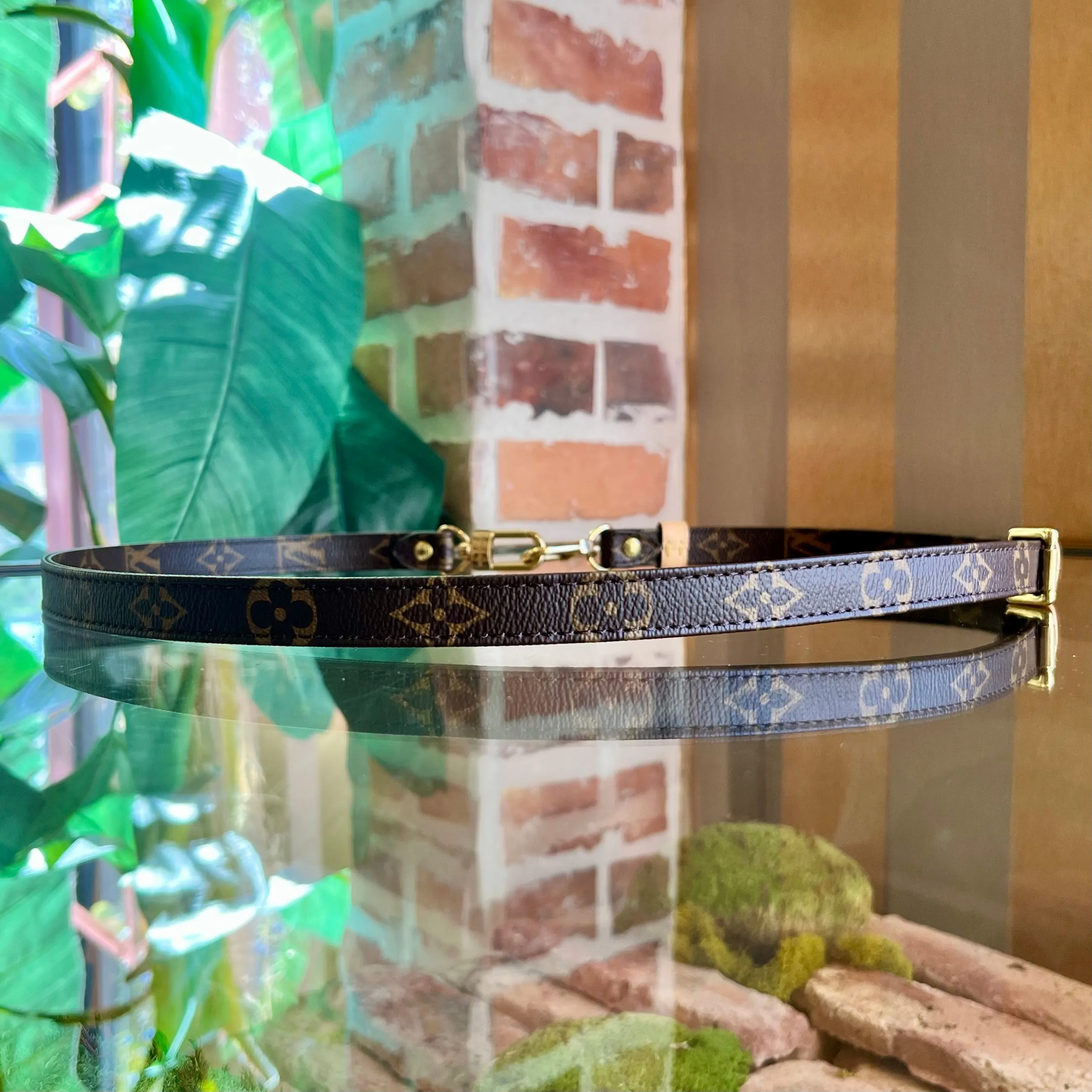 LOUIS VUITTON Brown Monogram Canvas Bandoulière Bag Strap