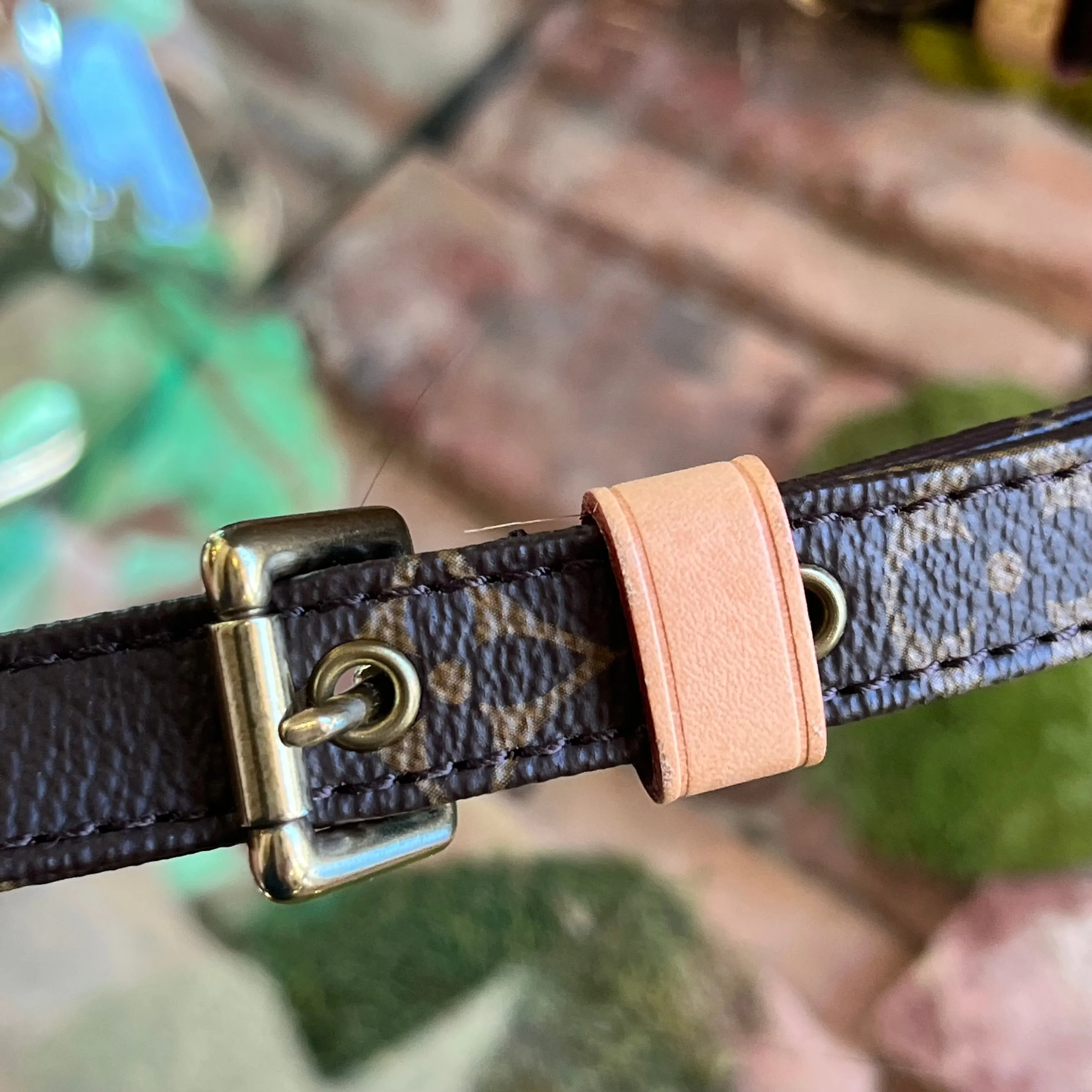 LOUIS VUITTON Brown Monogram Canvas Bandoulière Bag Strap