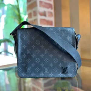 LOUIS VUITTON  District PM Damier Graphite Canvas Crossbody Bag