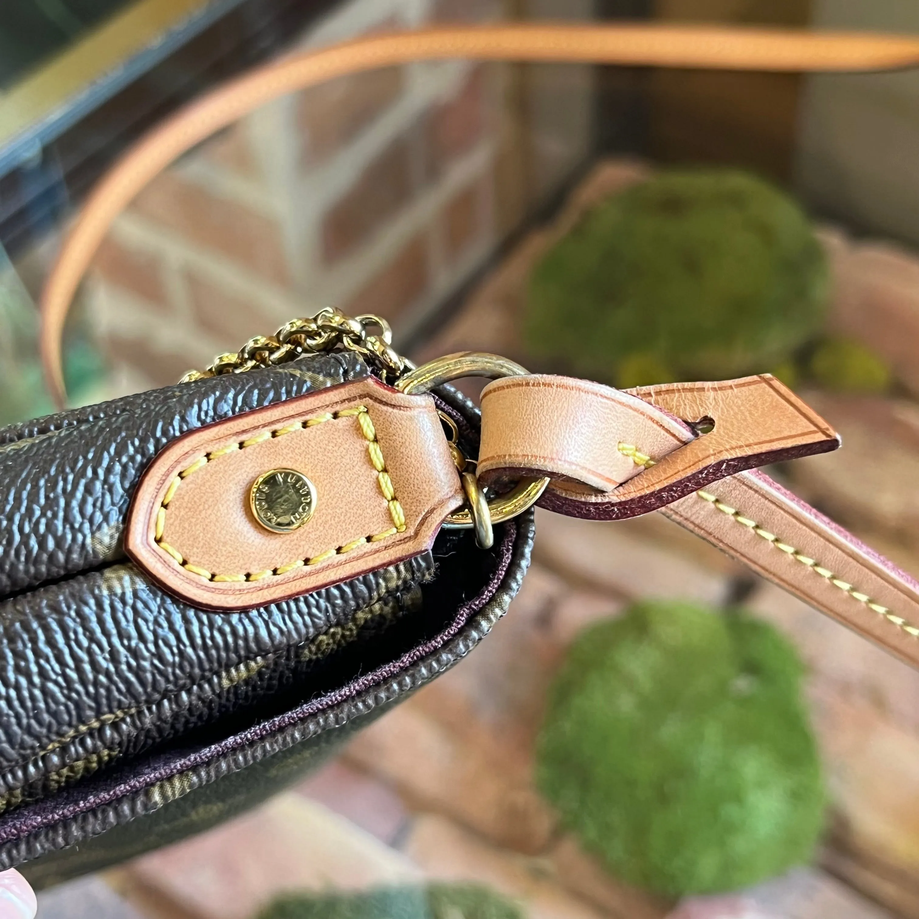 LOUIS VUITTON Favorite PM Brown Monogram Canvas Crossbody Bag