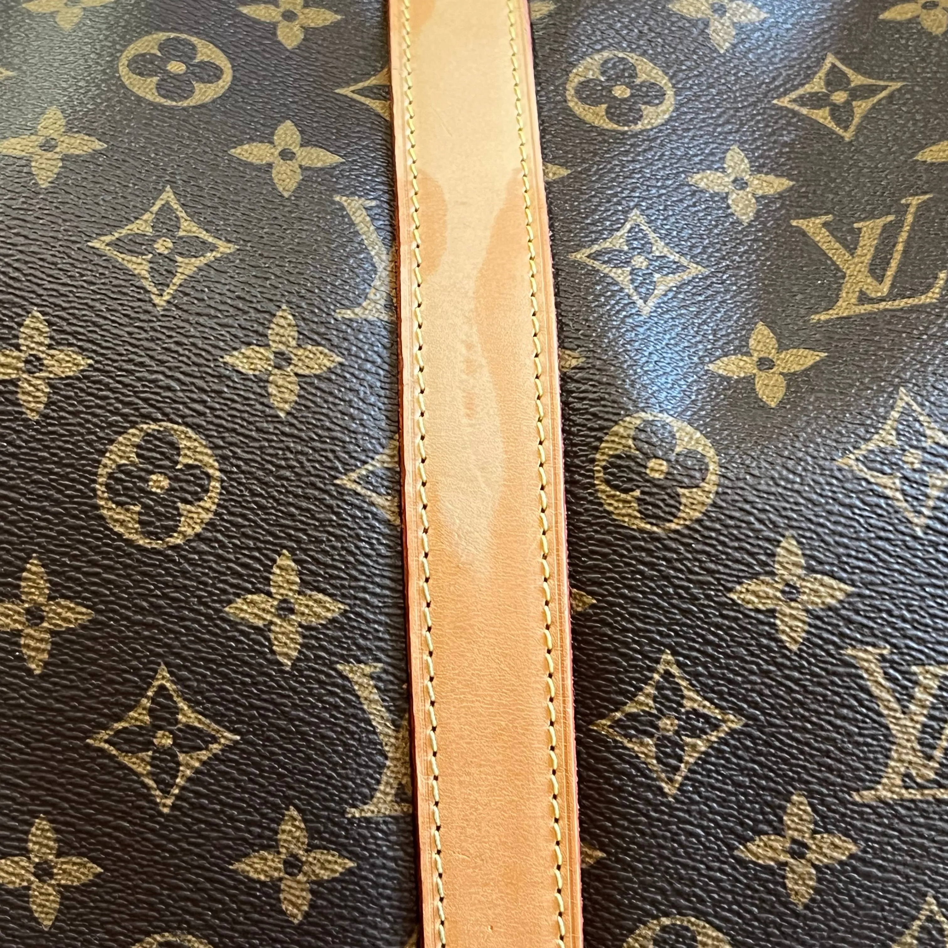 LOUIS VUITTON  Keepall Bandouliere 55 Brown Monogram Canvas Duffle Bag