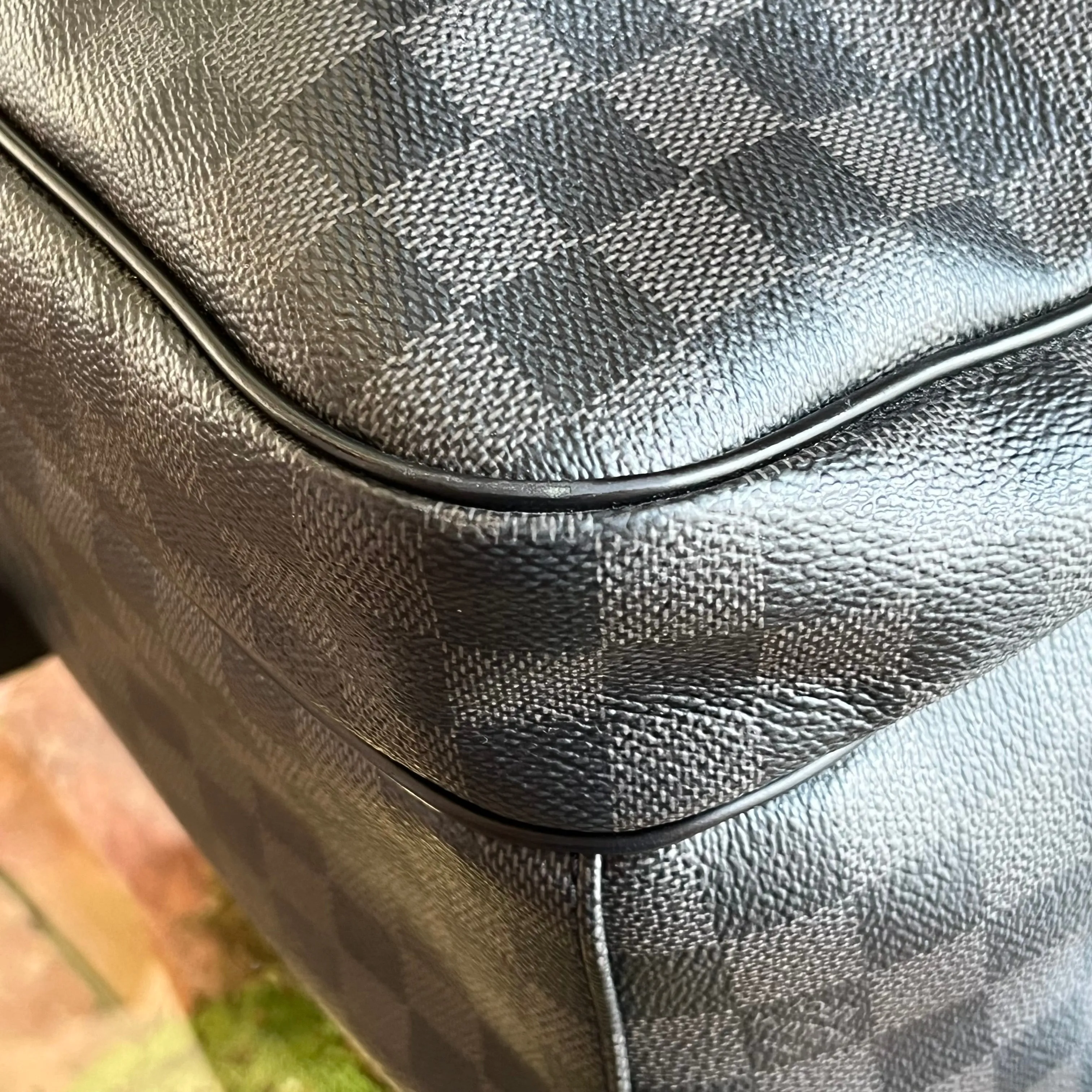 LOUIS VUITTON Michael Damier Graphite Canvas Backpack